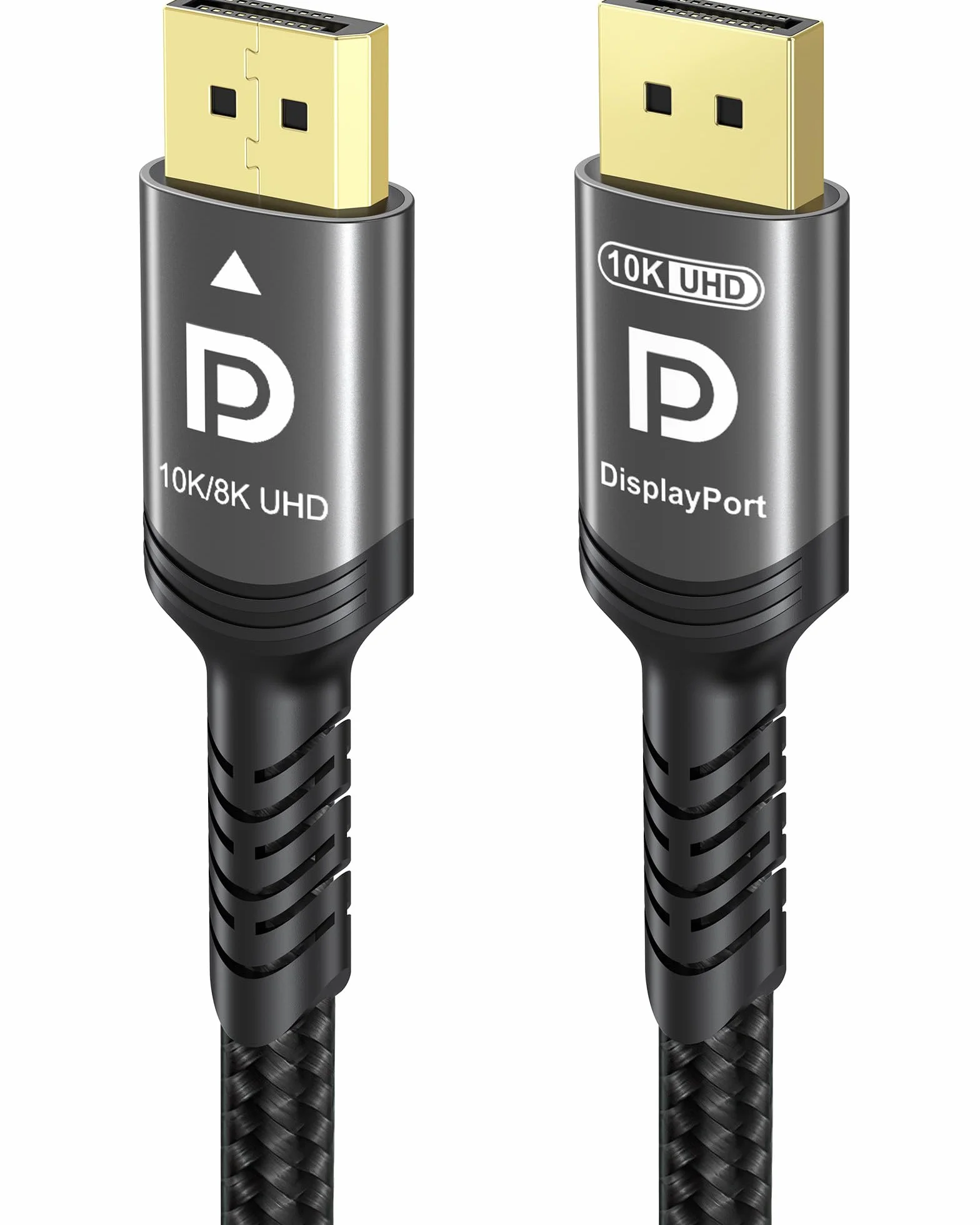 Ubluker 10K 8K 4K Kabel DisplayPort 2.1 54Gbps 2.5M, Certyfikat Kabel DP-DP 4K 240Hz 165Hz 144Hz 120Hz 10K 8K 60Hz Nylonowy Oplot UHBR HDCP2.3 FreeSync G-Sync RTX5090 Monitor PC Projektor