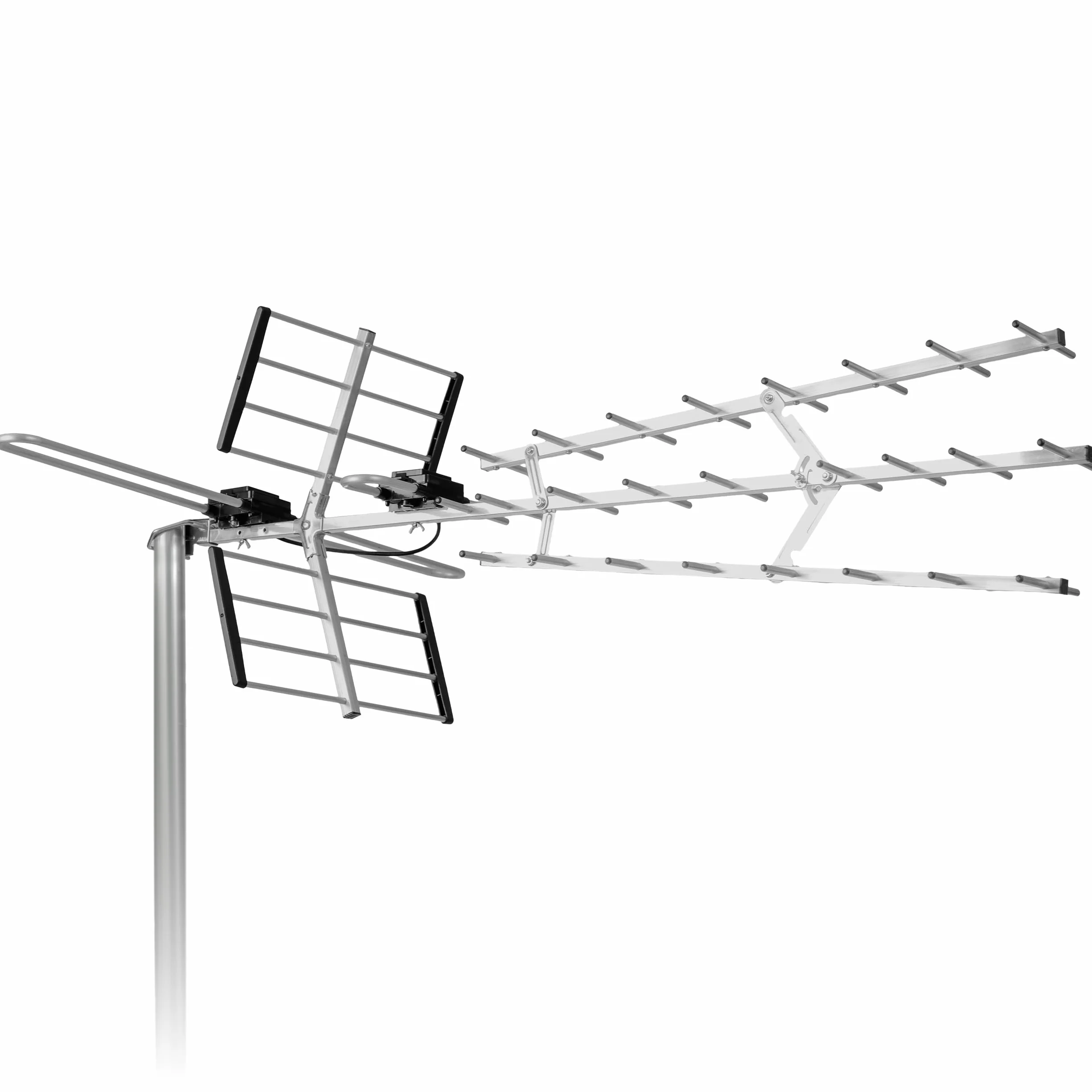 Berdsen Antena DVB-T2 Wewnętrzna 13-15 dB 80 km Outdoor Filtr LTE Full HD 4K