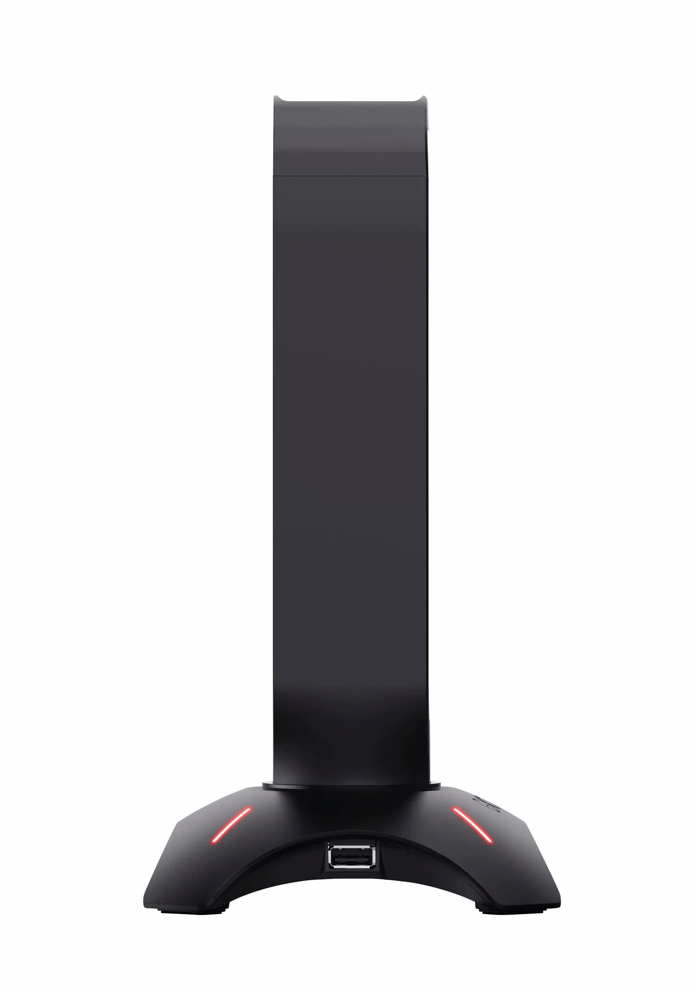 Trust GXT 265 Cintar stojak na słuchawki do gier, podświetlany stojak LED RGB na słuchawki, 2 dodatkowe porty USB-A, uniwersalne dopasowanie, kabel 1,5 m, antypoślizgowa podstawa - czarny