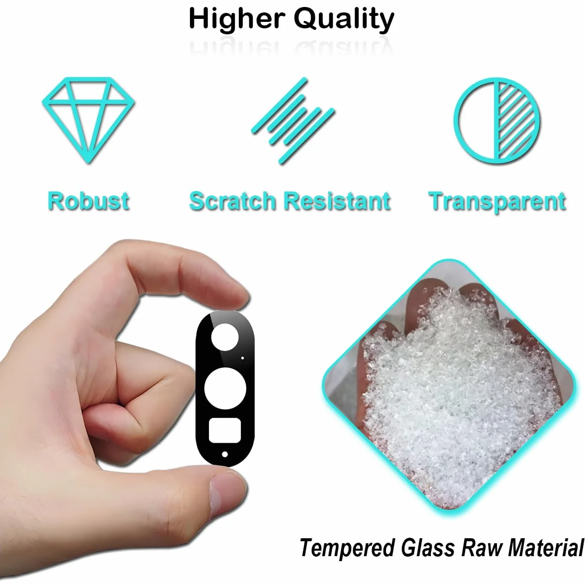 Google Pixel 9 Pro 5G 6.3" 2024 Back Rear Camera Lens Glass Replacement with Pre-Installed Adhesive and Tweezers Precision Knife Repair Tool Kit