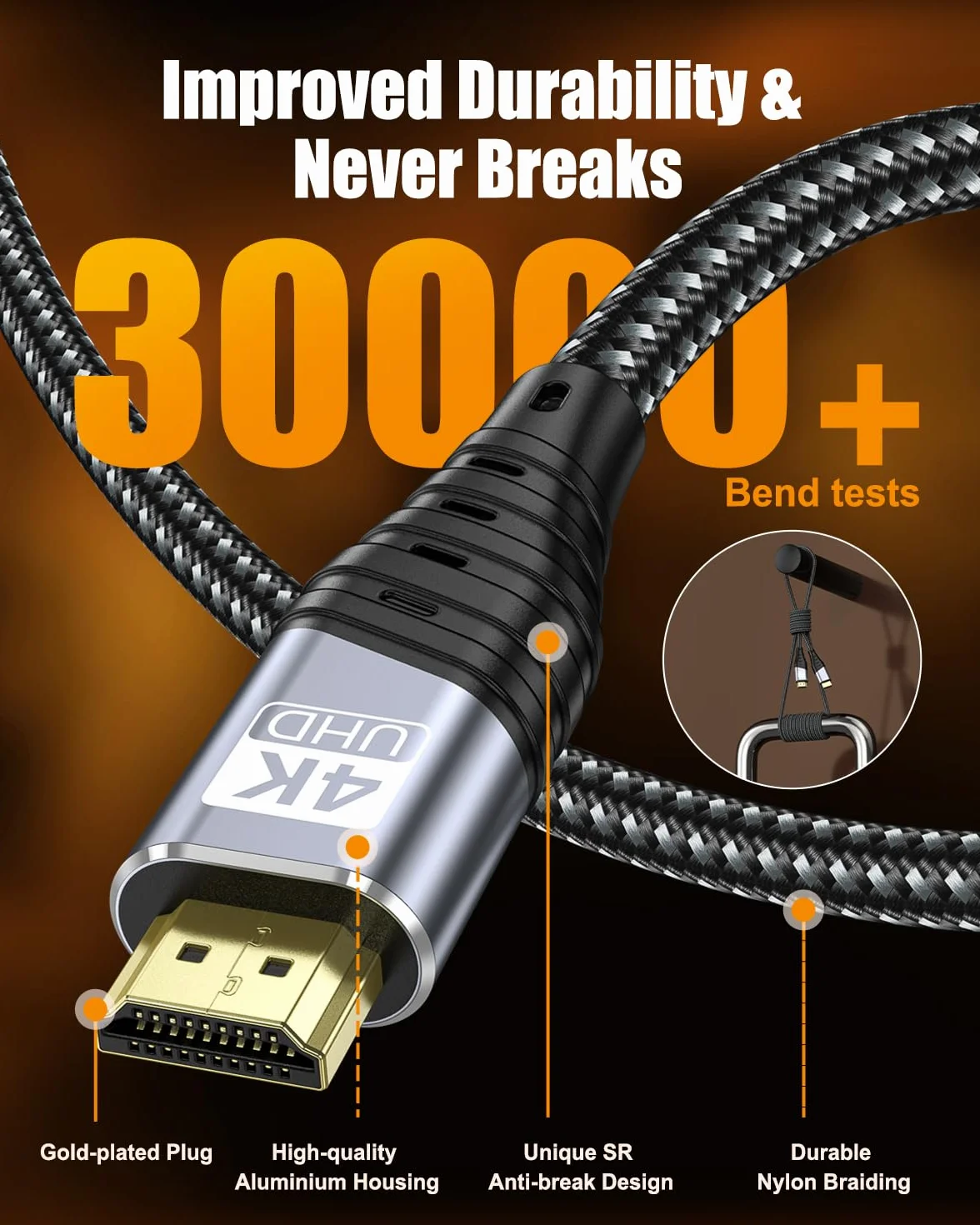 Kabel HDMI 2.0 4K Ultra Highspeed 10 m z Ethernet
