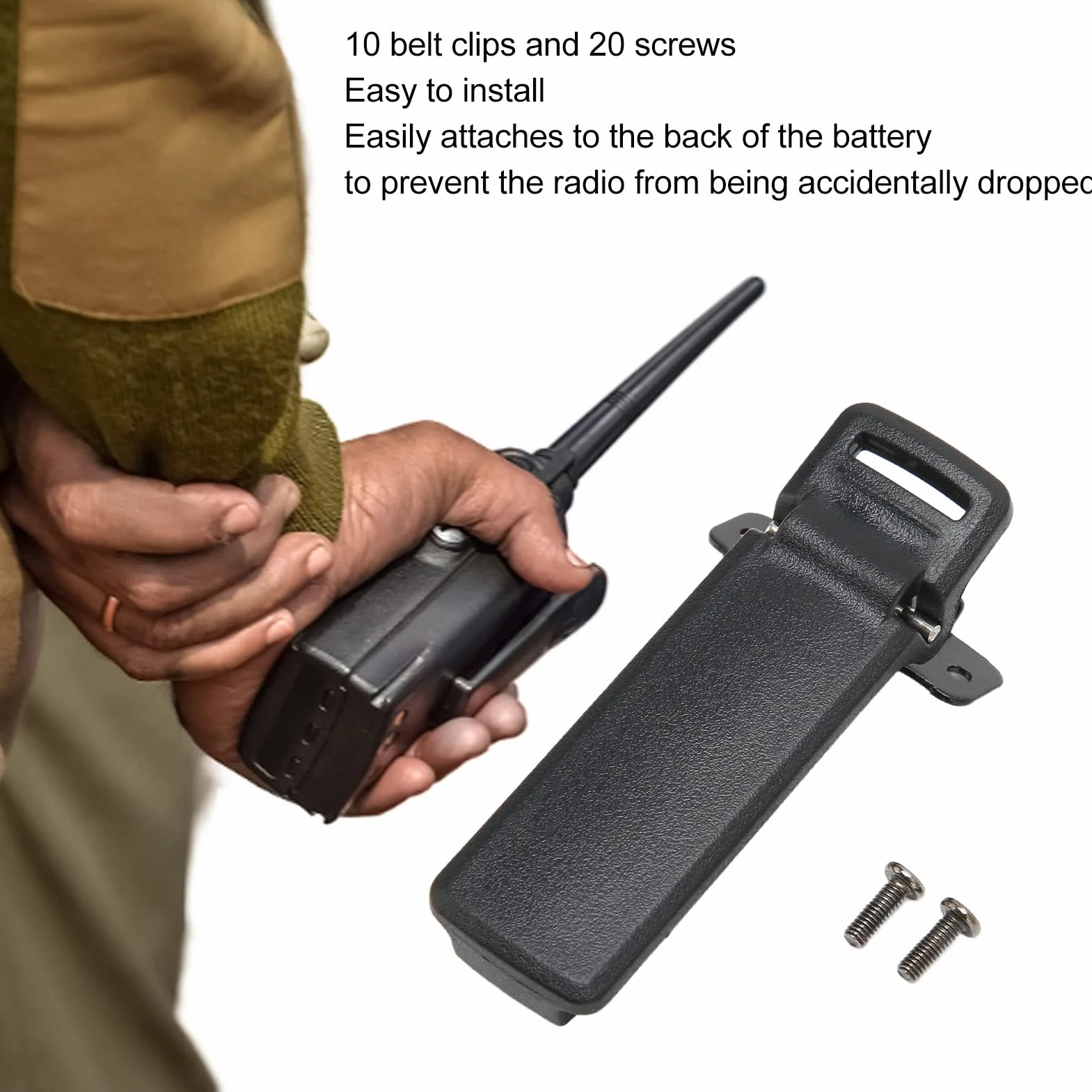 Pas Radiowy Klip Walkie Talkie UV 5R 5RA 5RB 5RC 5RD 5RE 10 Sztuk