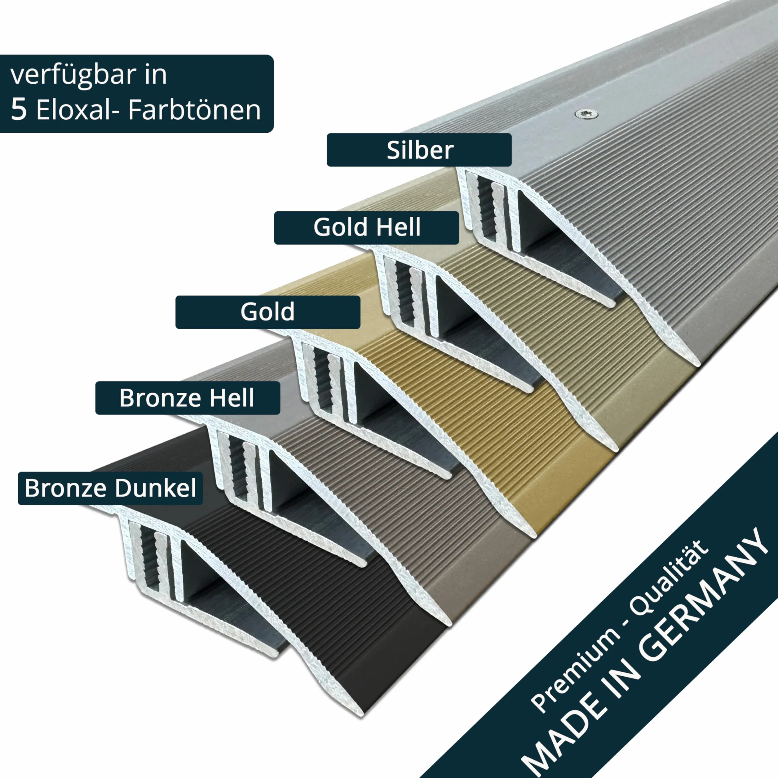 ufitec system profili do podłóg parkietowych i laminowanych, do podłóg o grubości od 7 do 15 mm