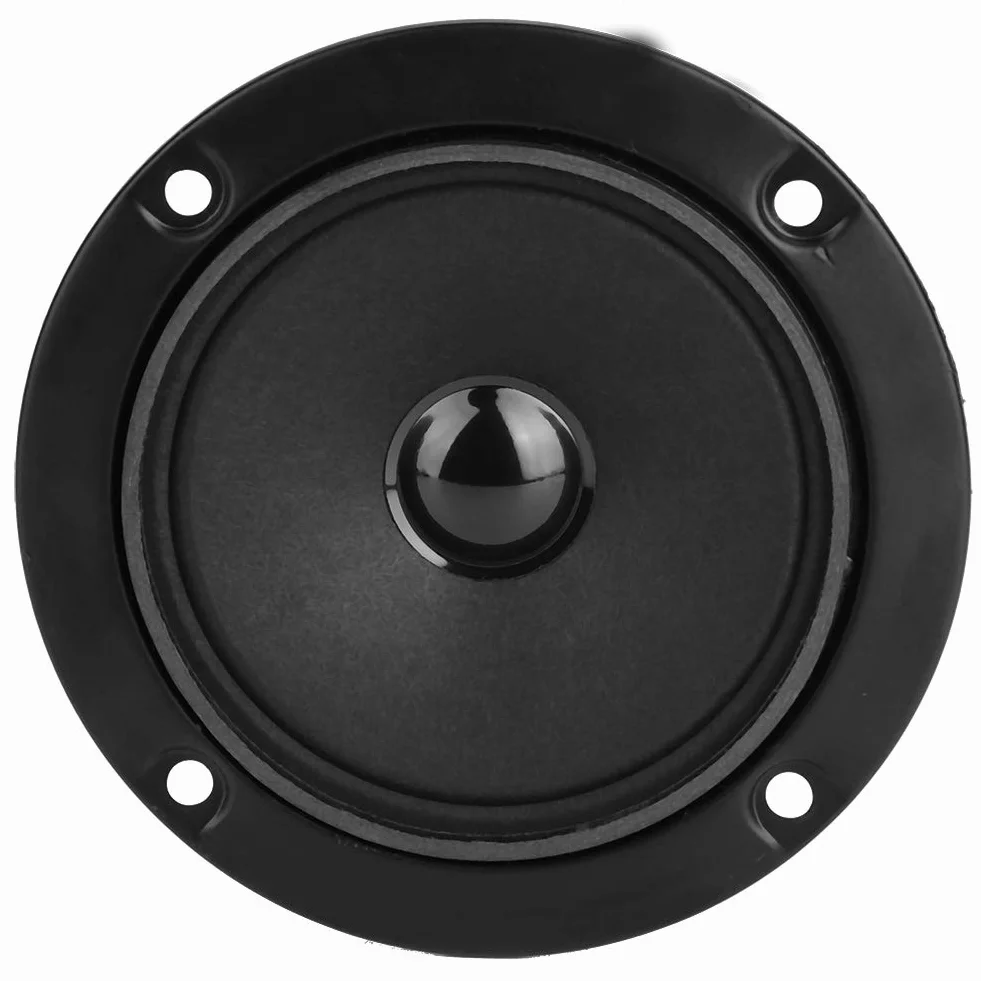 Garsent 3-calowe głośniki stereo 2-drożne HiFi 4 Ohm basowe do samochodu i łodzi