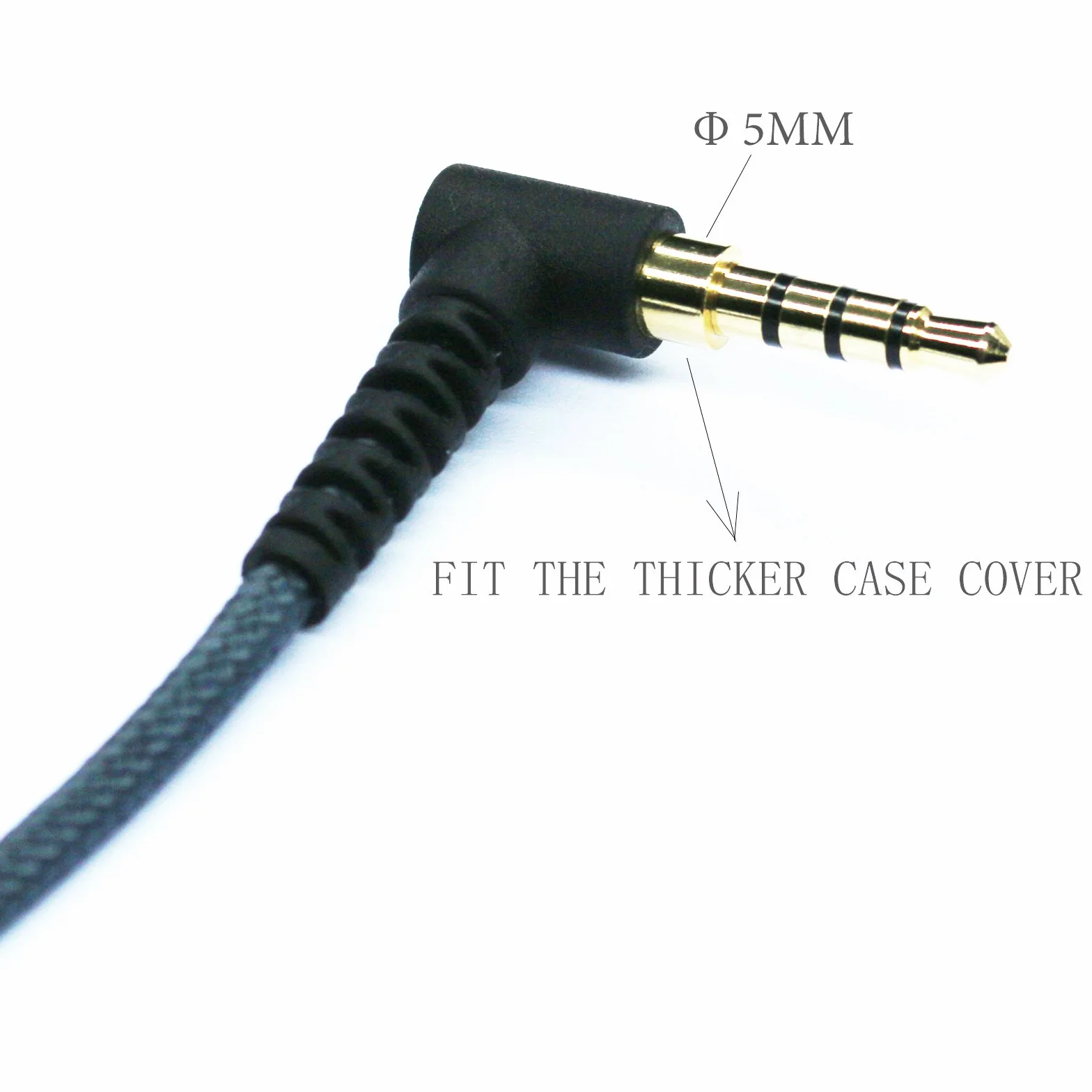 50 cm (1,5 ft) Prosty kabel z 4-pinowym 3,5 mm 1/8 cala złączem na 4-pinowe 3,5 mm 1/8 cala gniazdo stereo audio - przedłużacz do słuchawek - adapter - linka - plecionka bez plątaniny