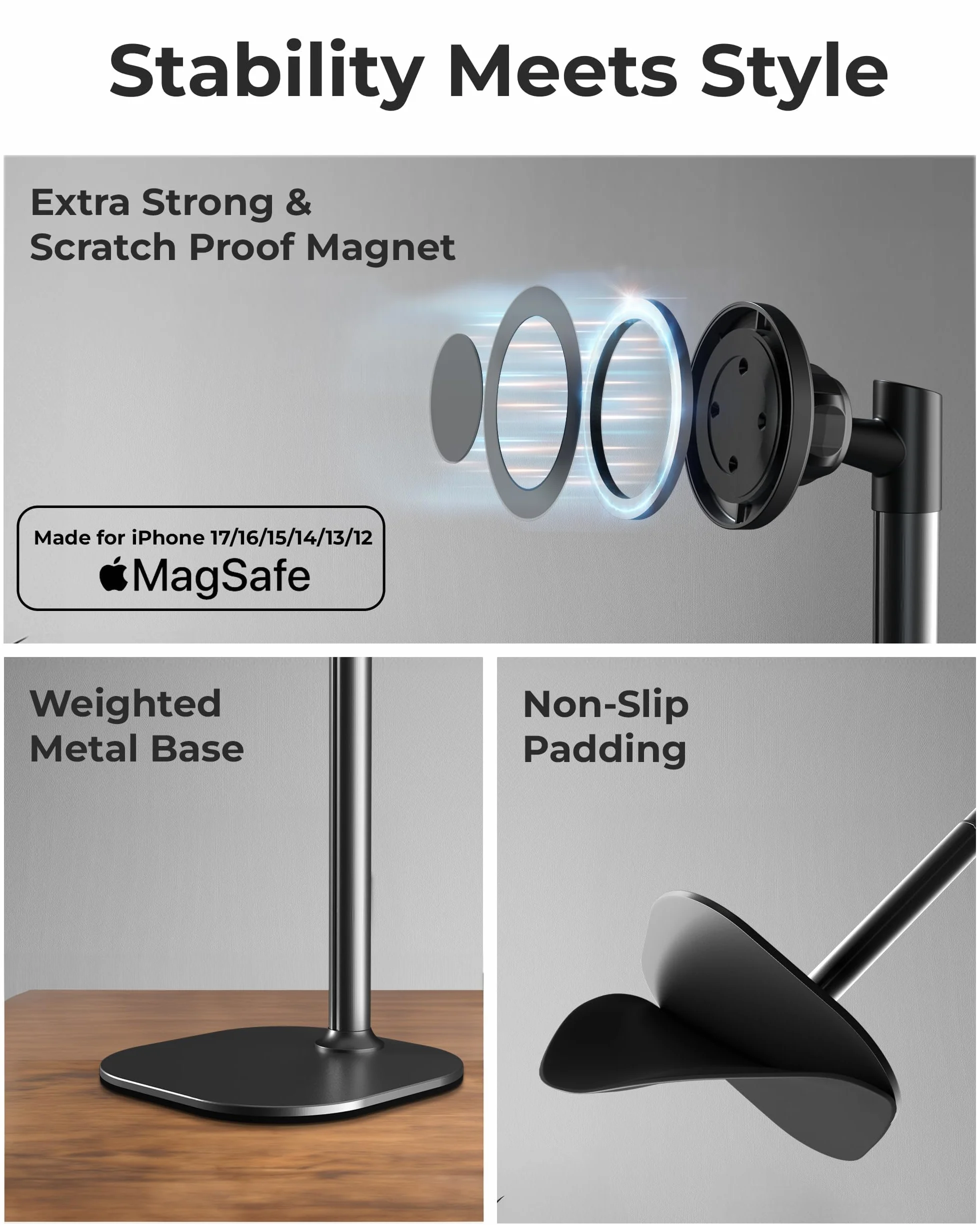 Cooper MagStand magnetyczny stojak na iPhone'a z MagSafe do iPhone 16 Pro