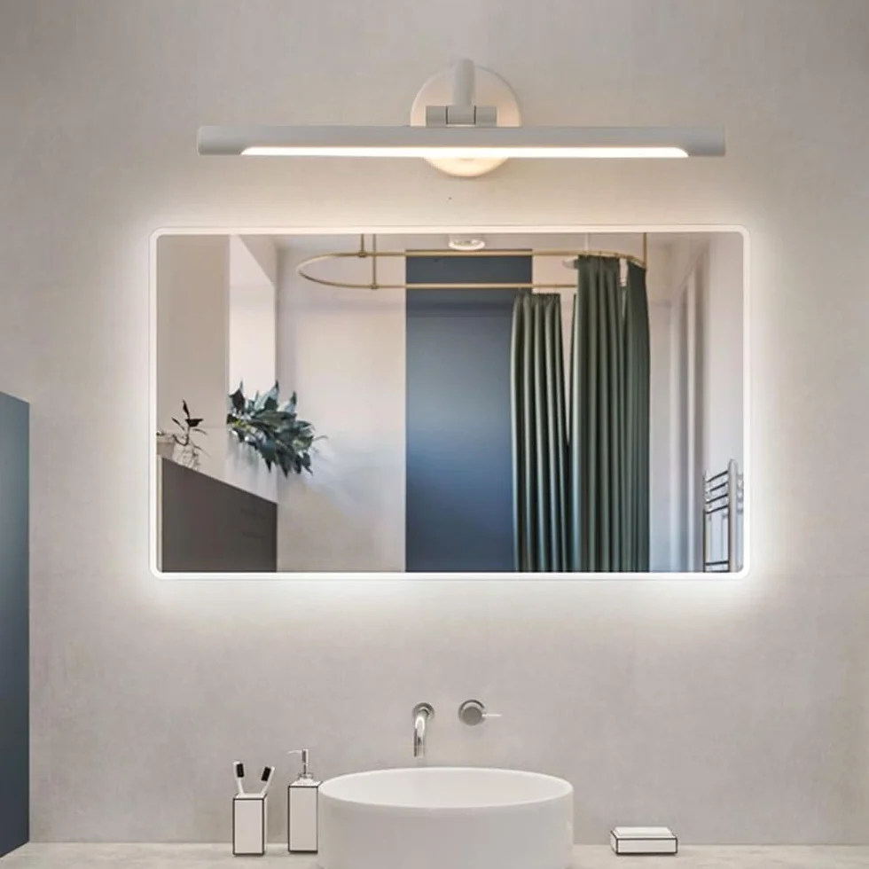 Lampy do lustra Led Przednie Lustro Przeciwmgielne Łazienka Lustro Ścienne Lampa Szafka Łazienkowa Hotel Toaleta Udekoruj Lustro Światło (białe)