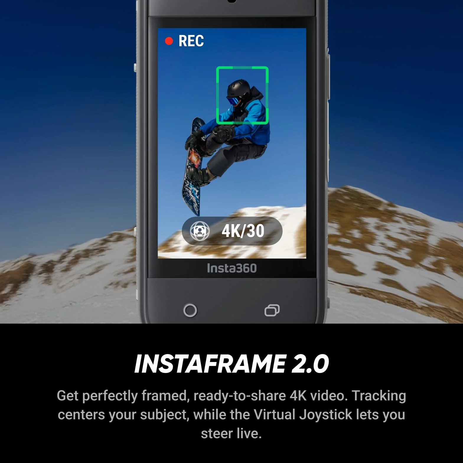 Insta360 X5 - Wodoodporna kamera sportowa 8K 360°, wiodące słabe światło, niewidoczny efekt selfie, wytrzymały i wymienny obiektyw, 3-godzinna bateria, wbudowana ochrona przed wiatrem, stabilizacja