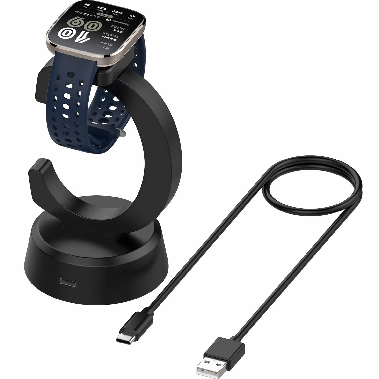 Amazfit BIP 6 Active 2 Active 2 Square Stojak do ładowania Smartwatch, zamiennik stacji ładującej USB-A