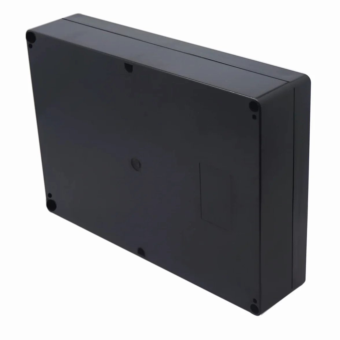Skrzynka projektowa IP65, wodoodporna skrzynka przyłączeniowa, tworzywo ABS, czarne skrzynki elektryczne, DIY, elektroniczny projekt, obudowa zasilania, 263 x 182 x 60 mm