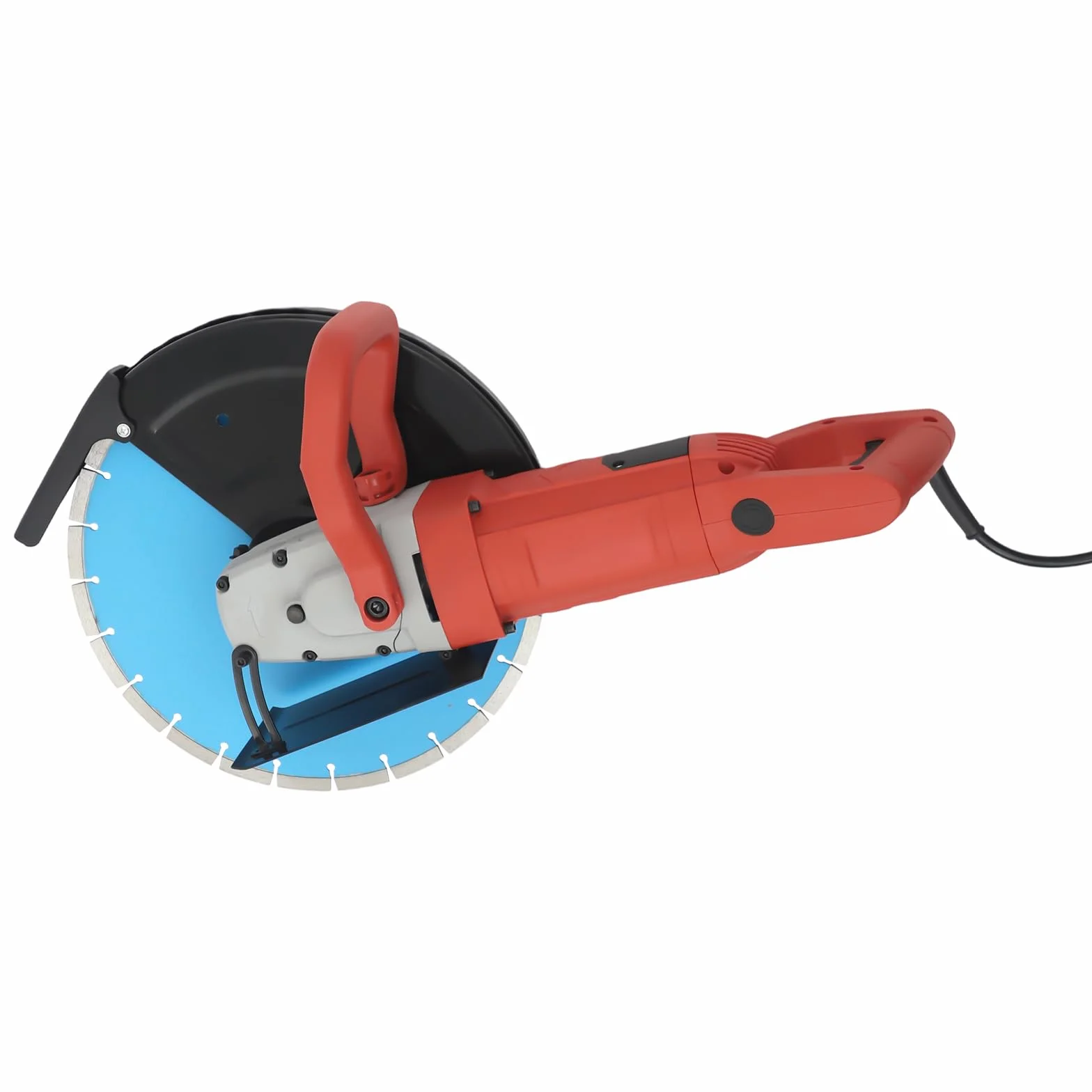 Piła do betonu elektryczna piła tarczowa 3000 W, 350 mm, piła tarczowa na mokro i na sucho, głębokość cięcia 135 mm, maszyna do cięcia kamienia z rurą wodną, pompą wodną, brzeszczotem, do kamienia i