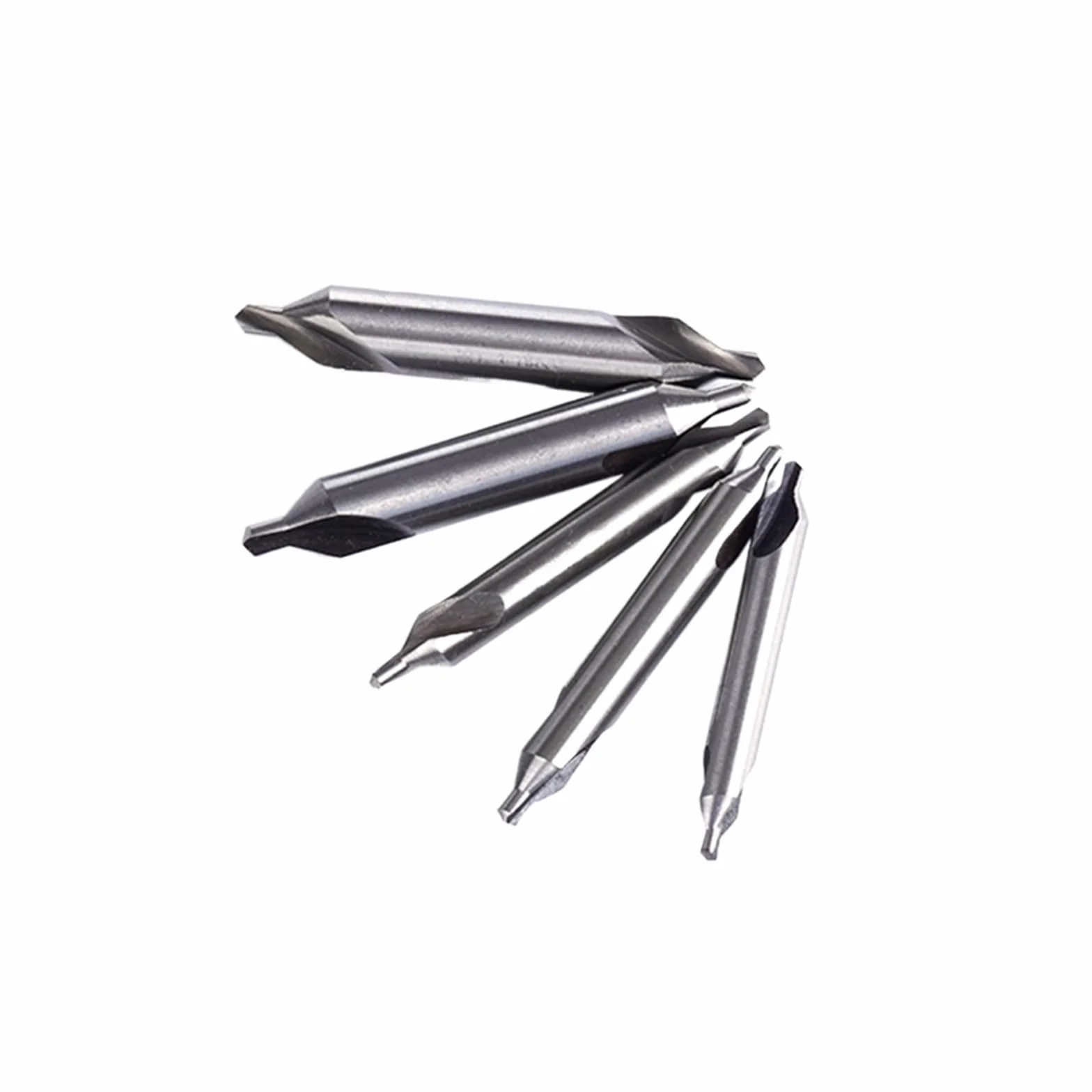 Wiertła centrujące HSS, Wiertło centrujące typu A HSS Ti-plated Kobaltowe rowki spiralne ze stali nierdzewnej Opakowanie 5 szt. A1.0 do A6(HSS TiN Coated,A2.5 (6MM)-10PCS)