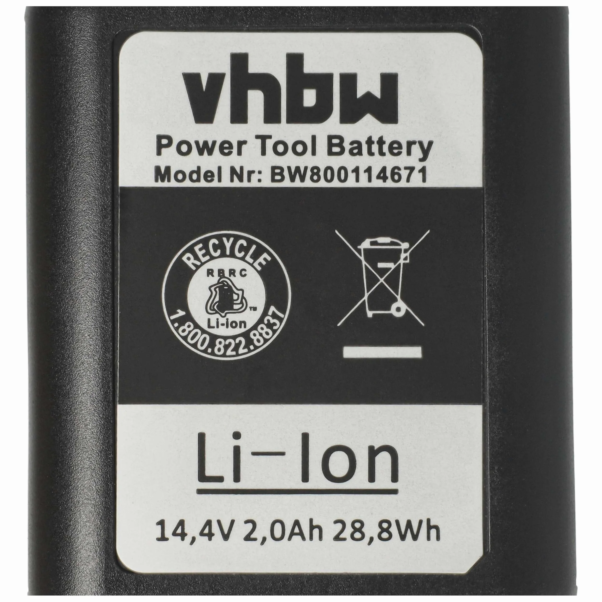vhbw Akumulator kompatybilny z elektronarzędziami marki Gesipa Powerbird, nitownica zrywalna (2000 mAh, litowo-jonowa, 14,4 V)