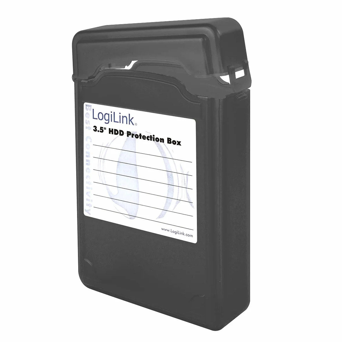 LogiLink UA0133 pokrowiec na dysk twardy 3,5 cala HDD czarny