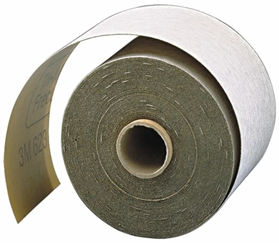 3M Lakierowy papier ścierny szerokość 115 mm ziarno 240 1 rolka = 50 metrów