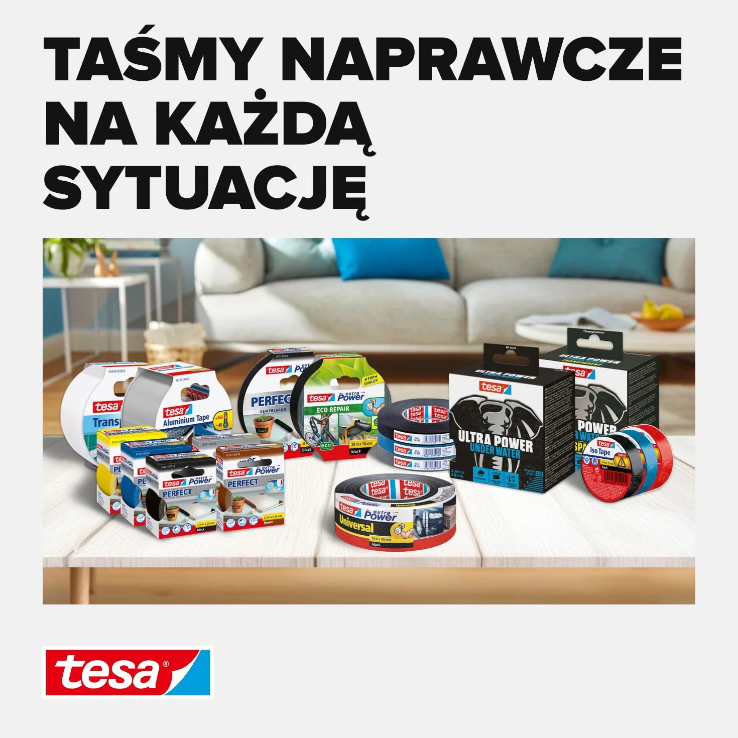 Tesa 56223-00000-11 Samoprzylepna Taśma Aluminiowa, Srebrny, 10 m x 50 mm