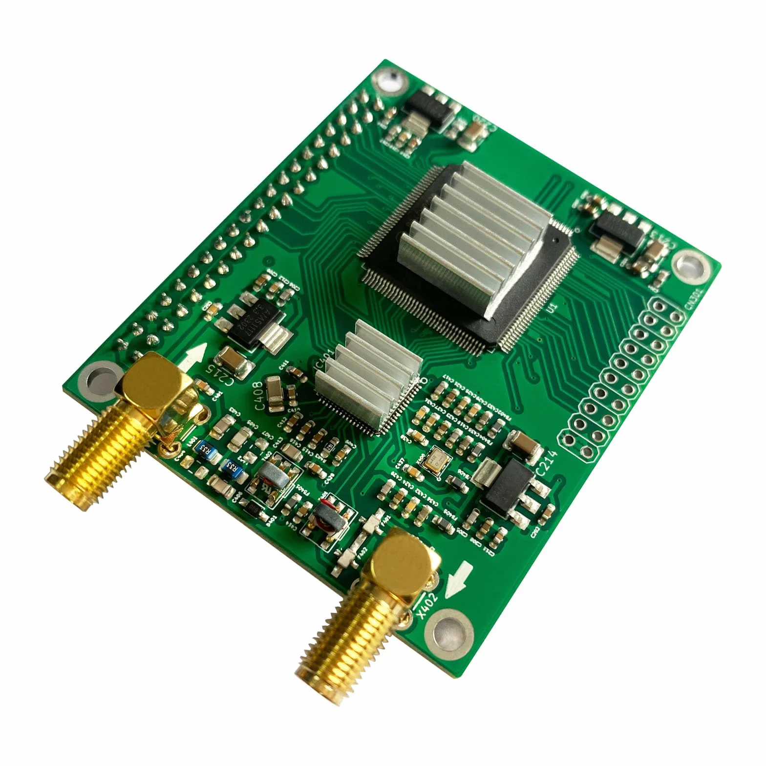 AURSINC SDR Radioberry do Raspberry Pi 4 - Radio Card Analog Devices AD9866 10CL016, 12-bit Broadband Modem Ham Radio SDR Transceiver