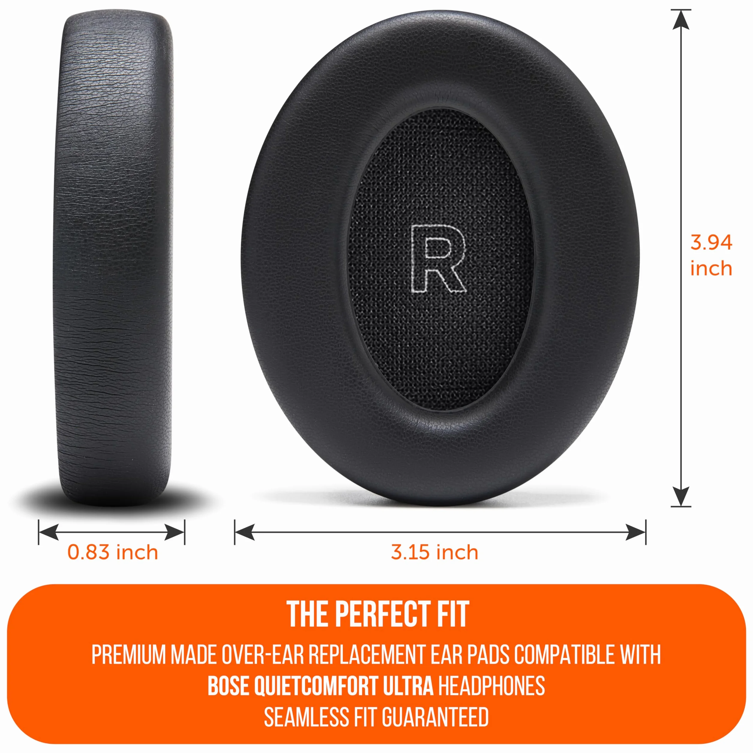 Wicked Cushions WC PadZ QC Ultra wymienne nauszniki do Bose QuietComfort Ultra Black