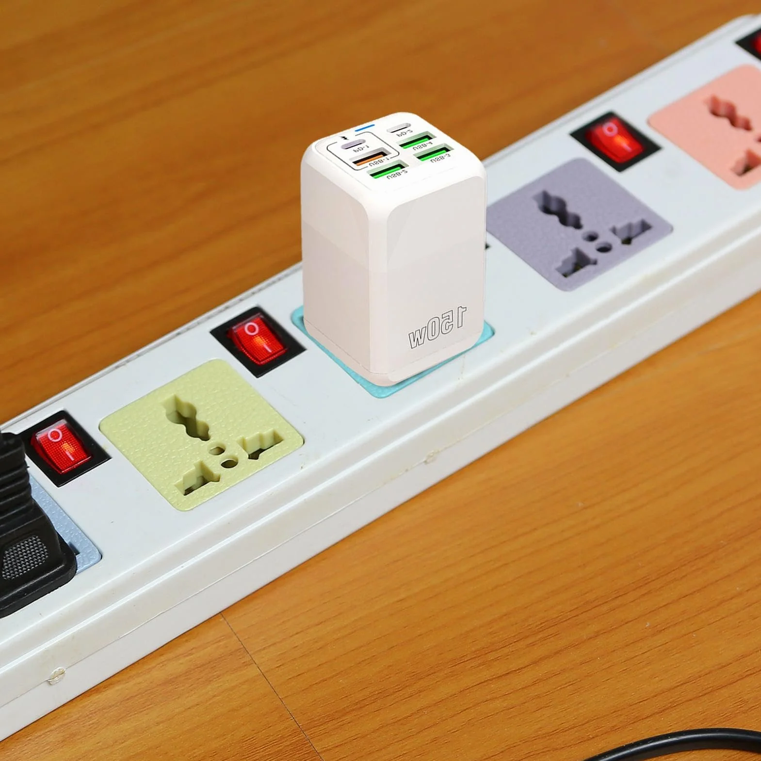 Adapter kostkowy USB 150 W szybkie ładowanie koncentrator MultiUSB