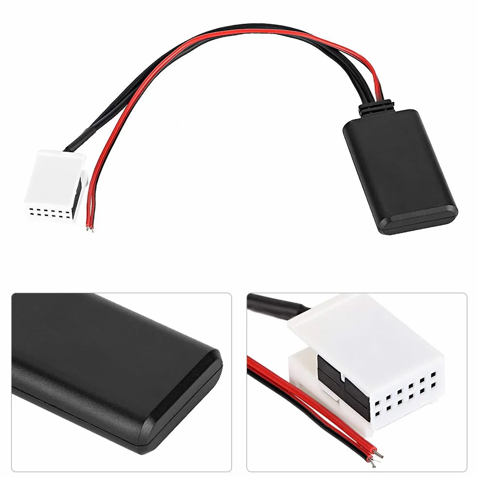 Samochodowy moduł AUX Bluetooth 12 V 12-pinowy adapter do MCD RNS 510 RCD 200 210 300 310 500 510