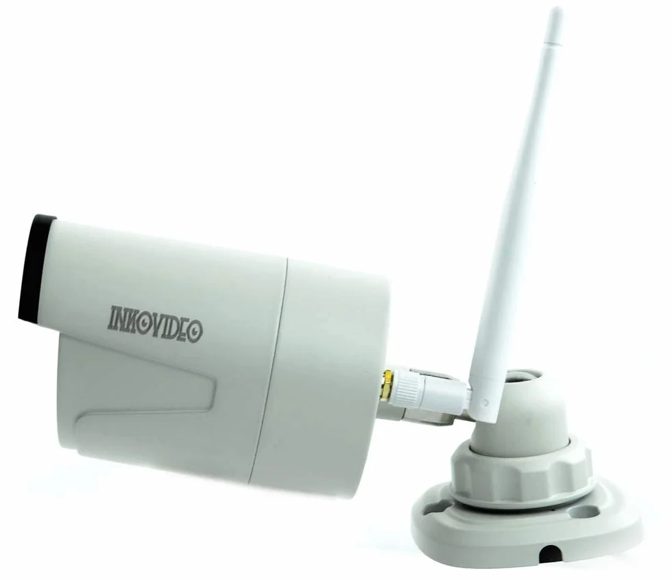 Inkovideo INKO-AL3003-2 – zestaw do monitoringu WLAN z wbudowanym monitorem 30,48 cm (12") i 2 kamerami 3 MP