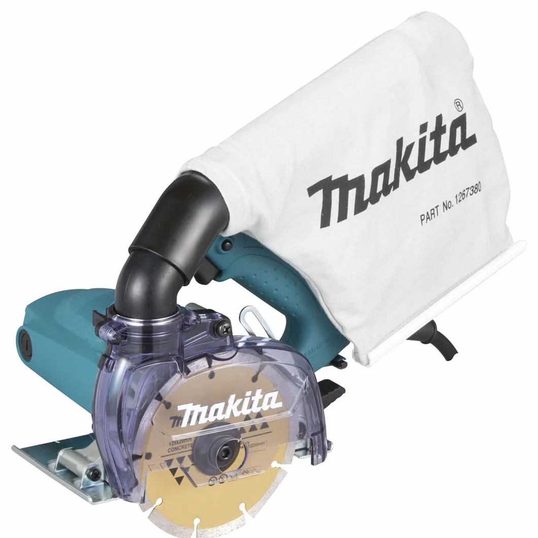 Makita Piła do Płytek, Niebieski/Czarny, 125 mm, 40 mm
