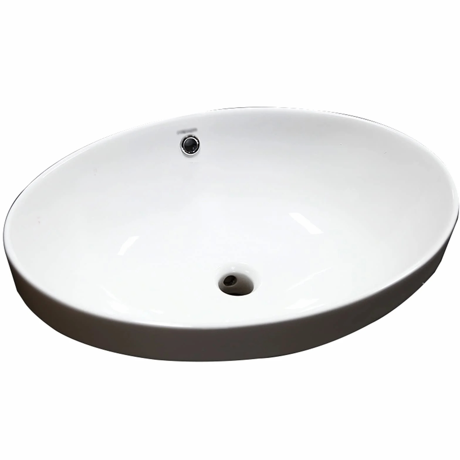 Zlew łAzienkowy na Statku Biały owalny umywalka łazienkowa miska częściowo wpuszczana powyżej blatu umywalka ceramiczna 22 "X 16" blat ceramiczny umywalka łazienkowa Zlewozmywaki do Toaletki łAzienkow