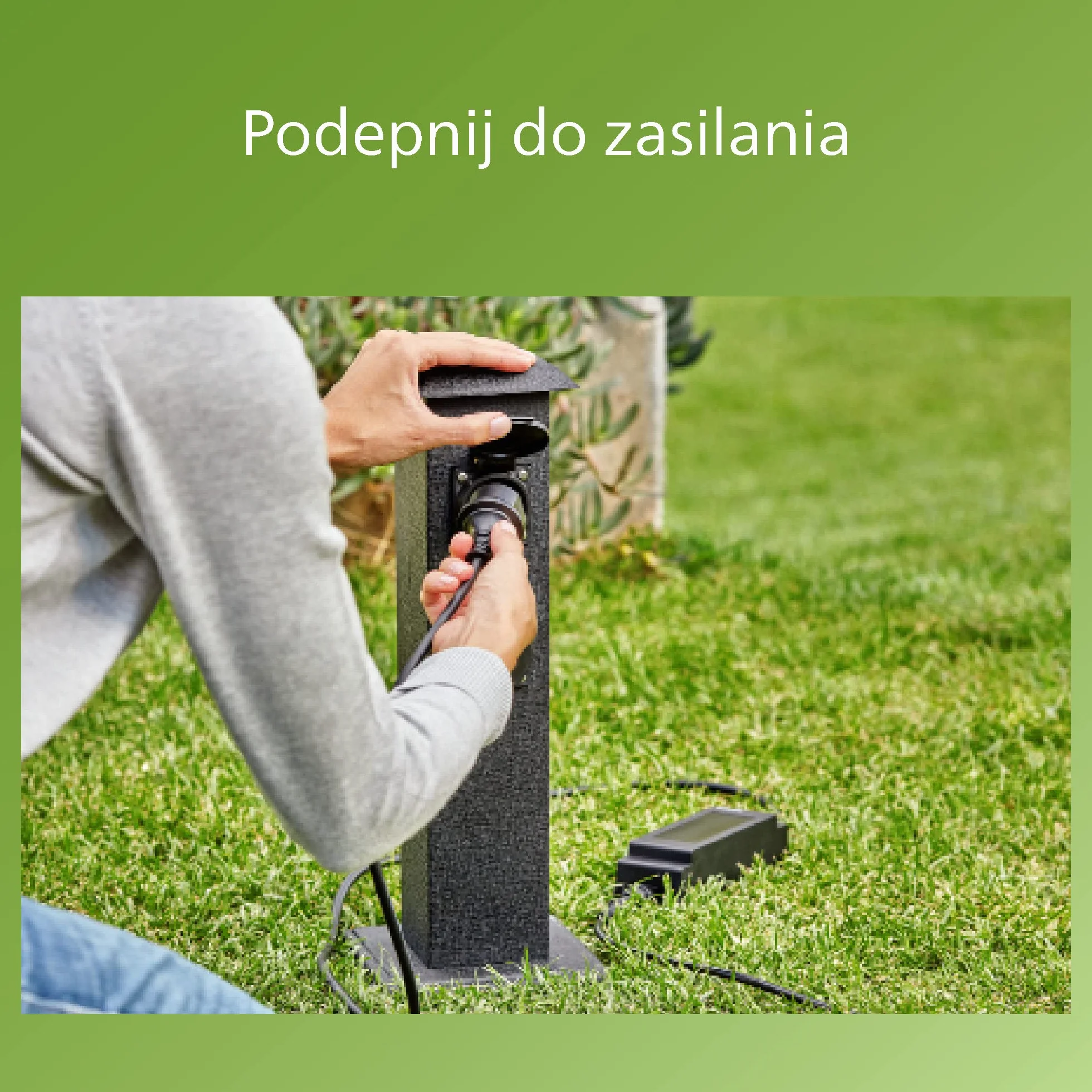 Philips LED GardenLink Zewnętrzna lampa stojąca Utrecht 6W 4000 K, ochrona IP44, stal szlachetna