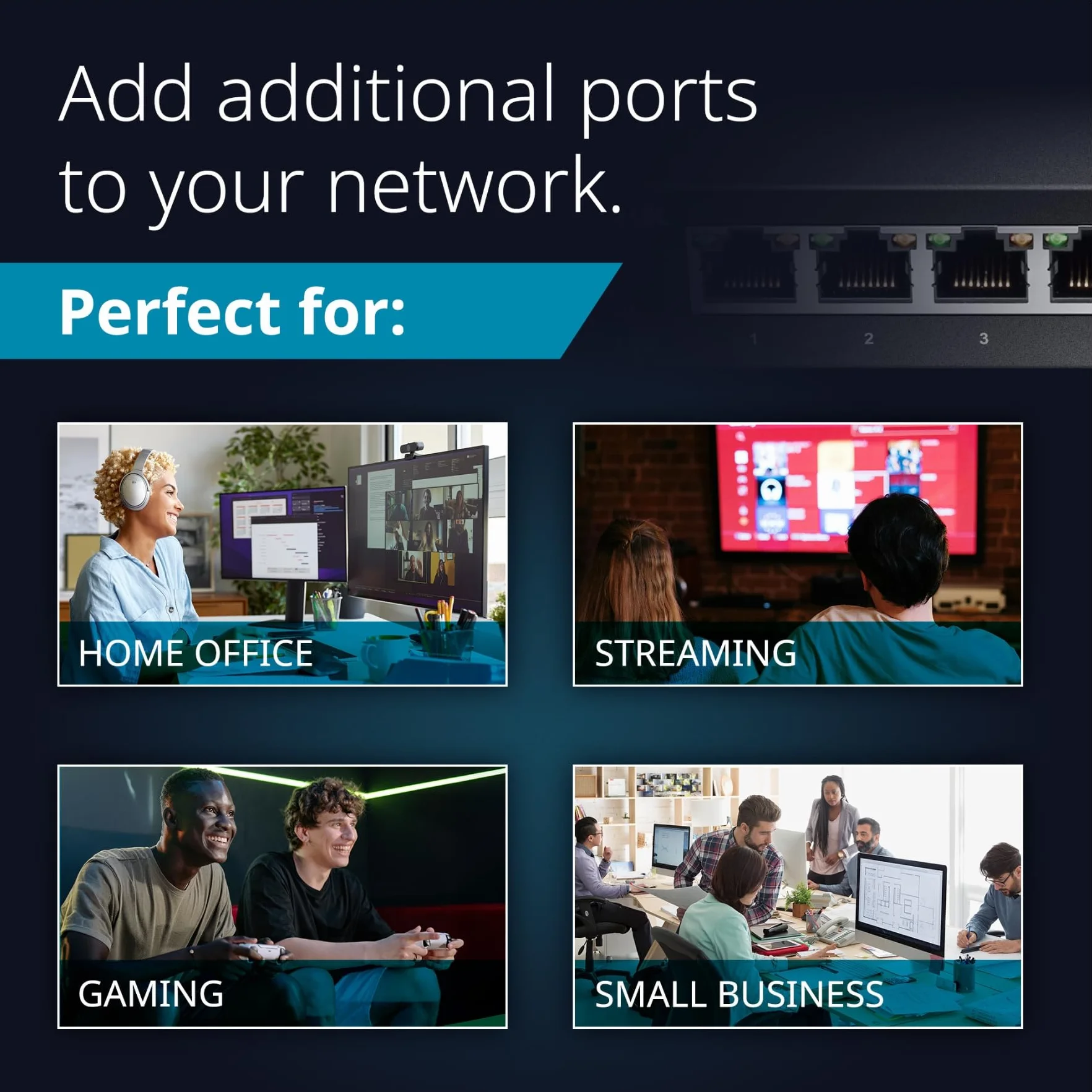 D-Link 5-Portowy Przełącznik Gigabit, Czarny