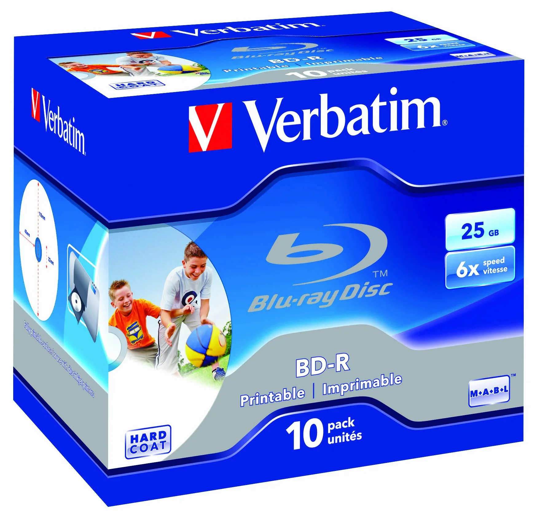 Verbatim 43713 25 GB 6X BD-R Inkjet JC 10 sztuk