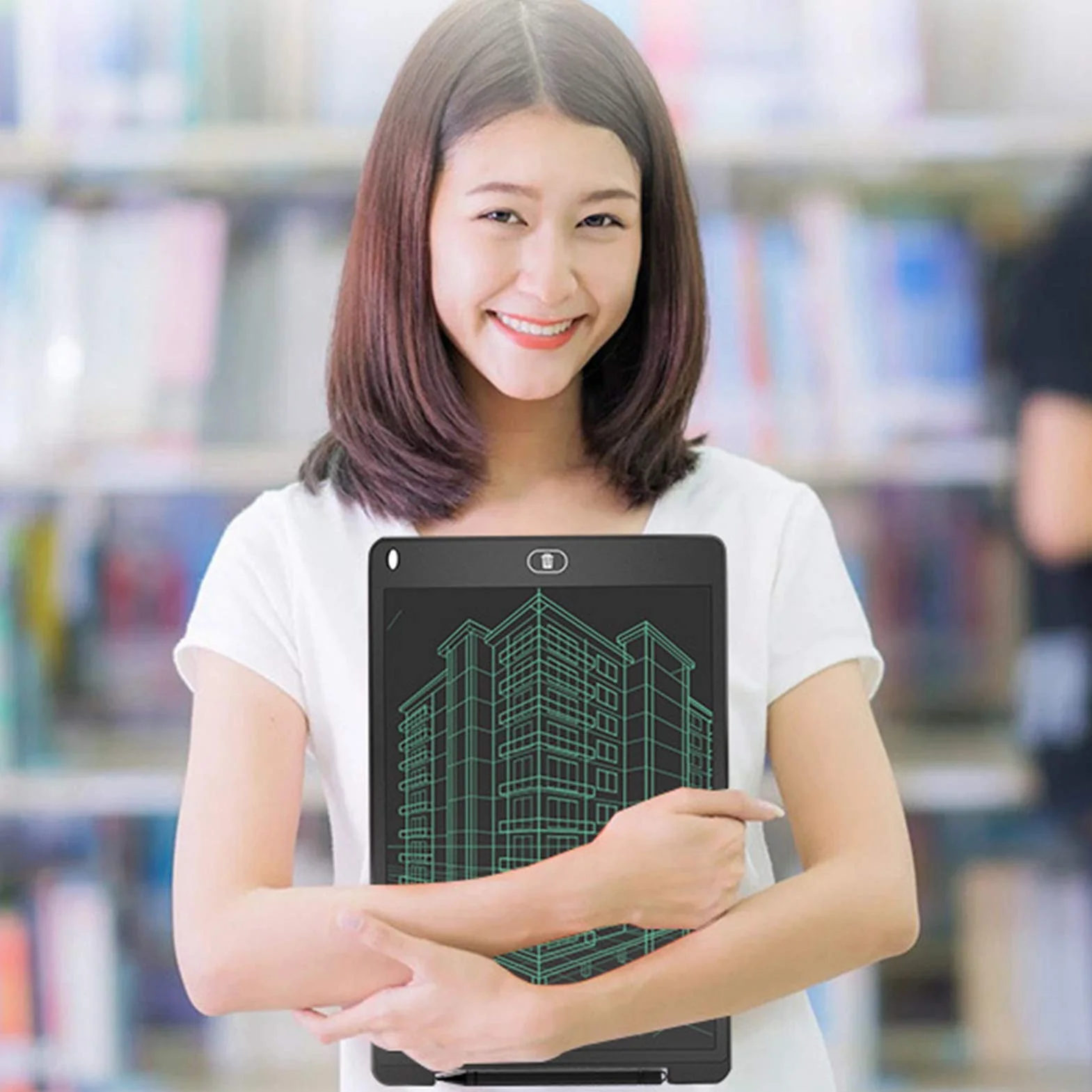 Tablet LCD 12 cali Inteligentna Tablica do Pisania dla Dzieci Elektroniczny Notatnik
