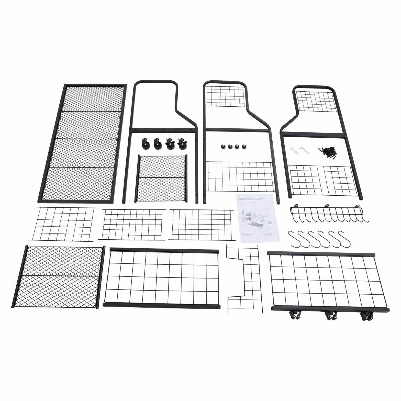 Organizer na narzędzia ogrodowe 91,95*41,91*94cm Garden Tool Organizer z 4* uniwersalnymi rolkami i podkładkami pod stopy, stojak na narzędzia ogrodowe do przechowywania narzędzi ogrodowych, urządzeń