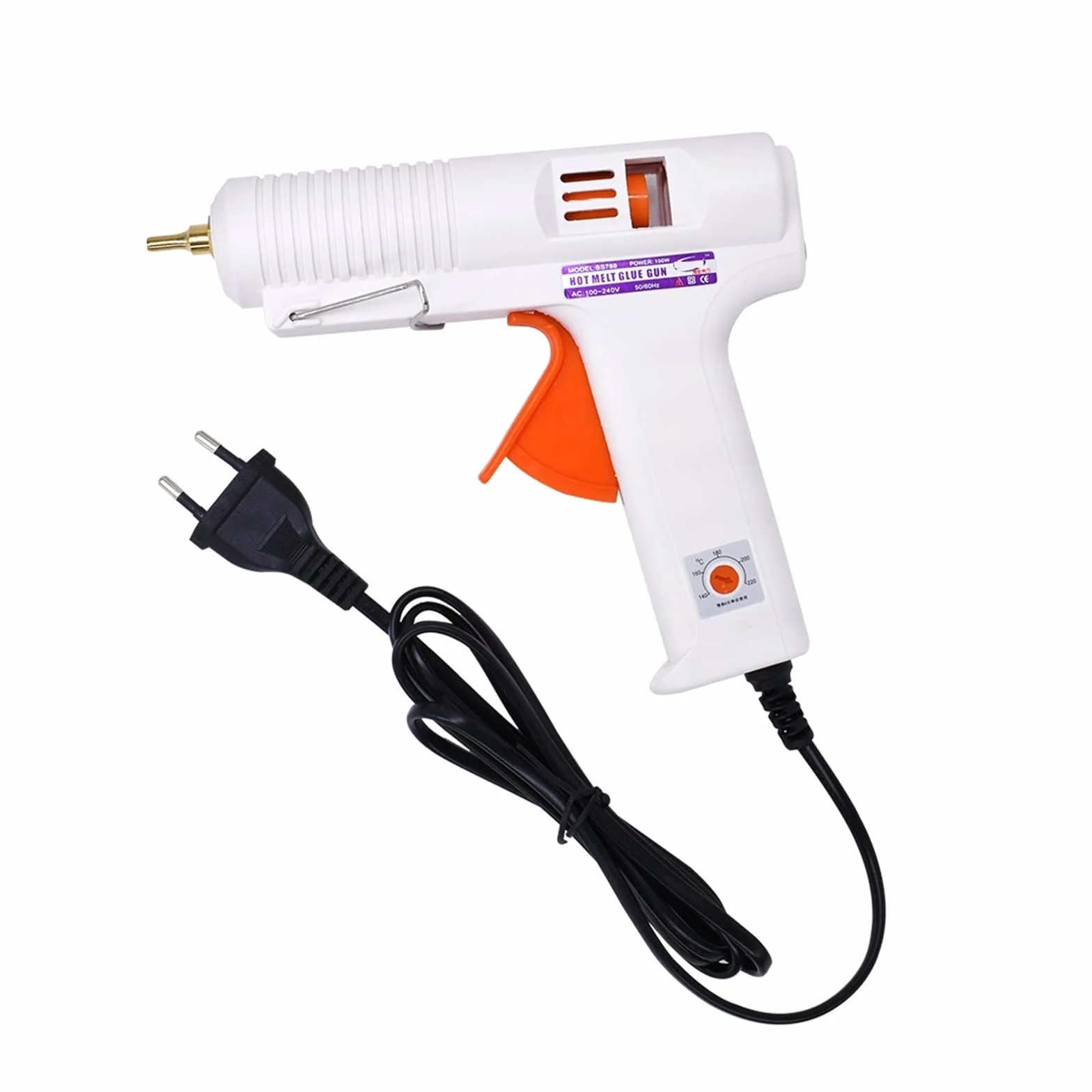 Zestaw pistoletu do klejenia na gorąco Termostat do pistoletu do klejenia na gorąco 150w Wymienna dysza Przemysłowy pistolet do klejenia Zestaw naprawczy do procesu DIY Ues 11mm klej w sztyfcie do dom
