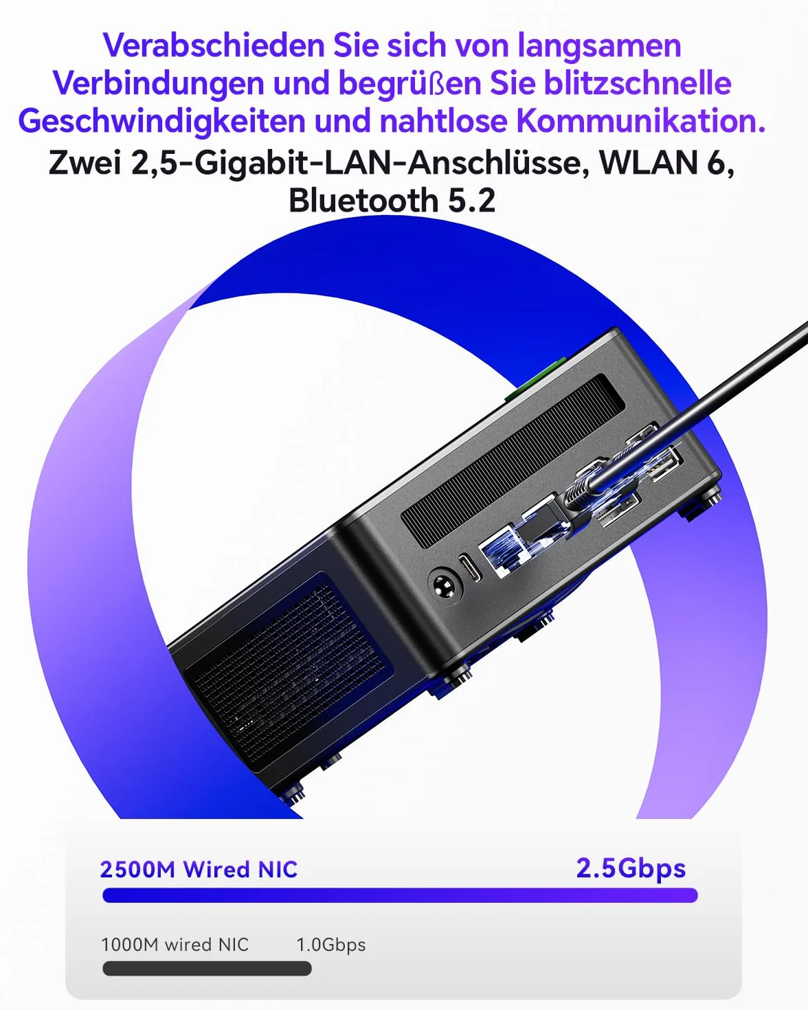 AOOSTAR GEM12+ Mini PC, Ryzen 7 PRO 8845HS mini komputer stacjonarny W11 Pro 32 GB DDR5 RAM 1TB M.2 2280 PCIE4.0 SSD, mini komputer gamingowy OCULINK/2*USB4(PD|8K@60Hz)/HD2.1/DP1.4/2 * 2,5G RJ45