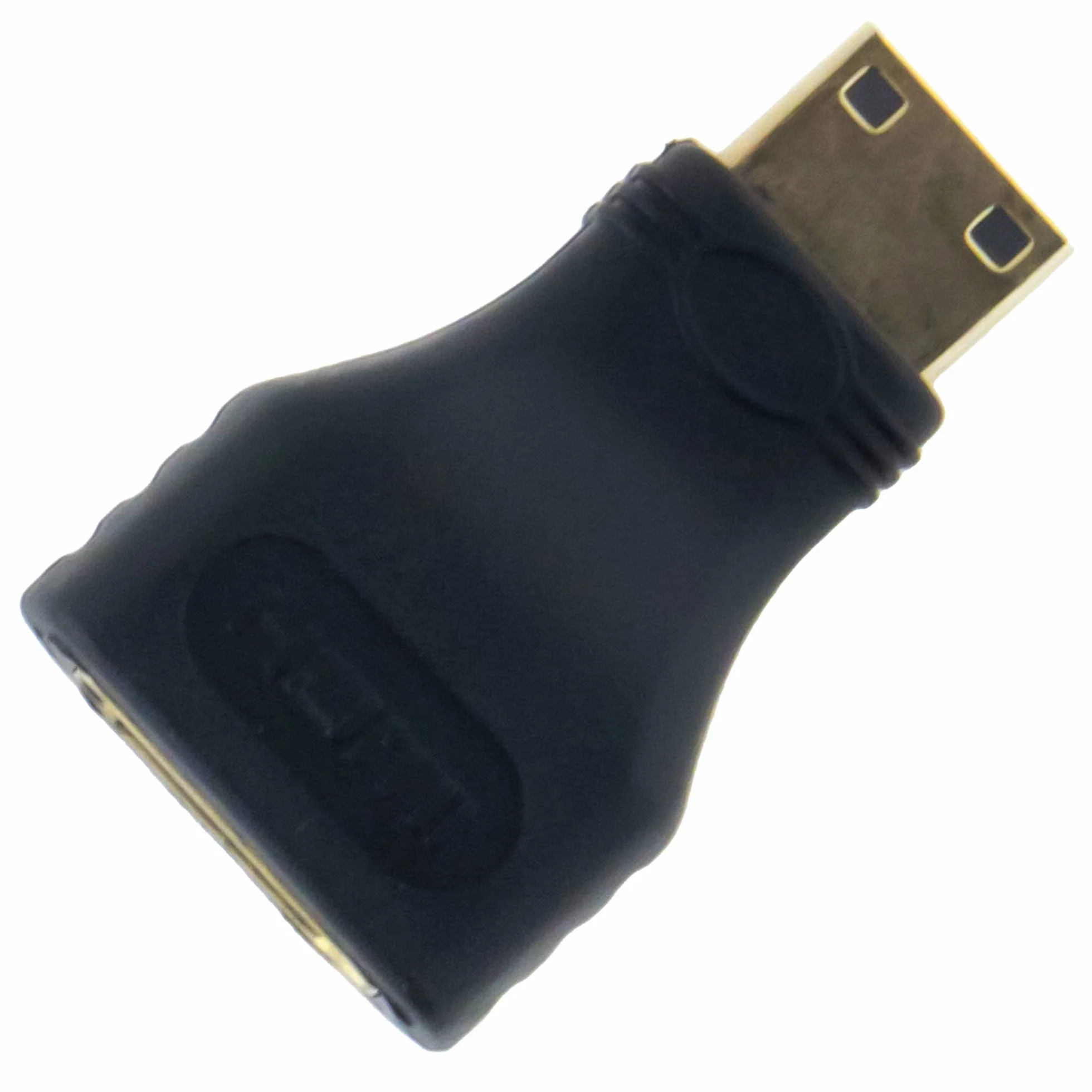 SeKi Adapter HDMI A gniazdo na mini HDMI typ C męska pozłacane złącza czarny