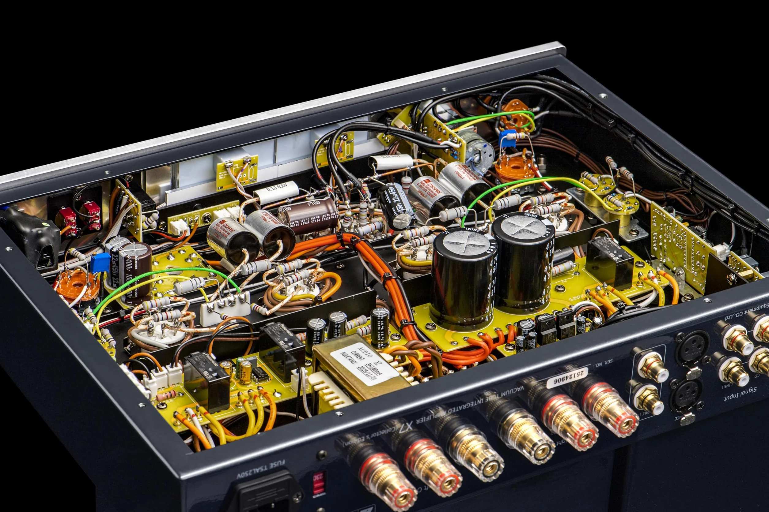 X7 Push-Pull integrerad rörförstärkare MM Phono XLR ingång 25Wx2 45Wx2 utgångseffekt fjärrkontroll AC110 AC230 switchbar