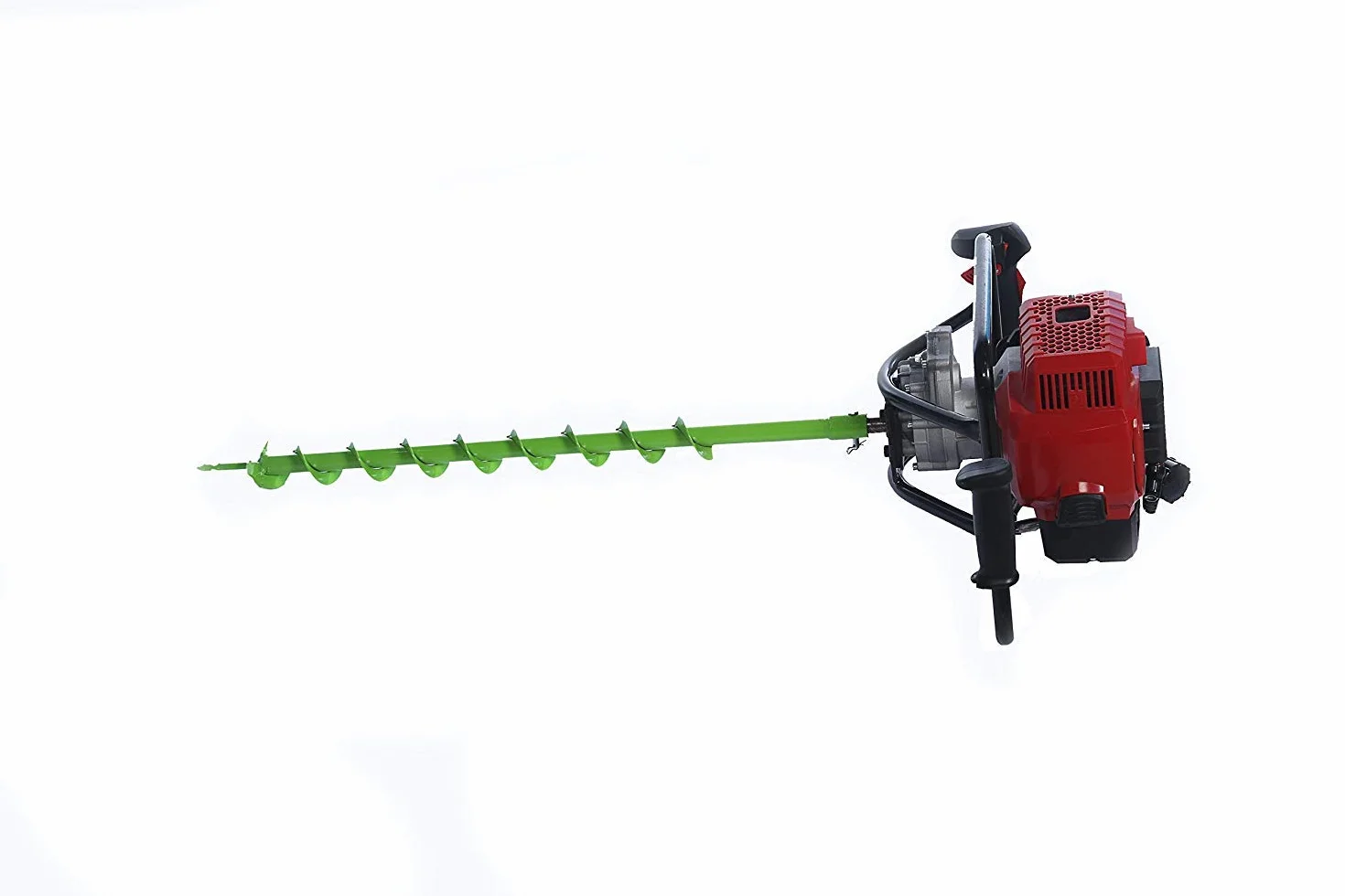 WERHE świder ziemny Ø 60 mm, podwójna spirala | adapter ze szybkiego zamknięcia, wytrzymały grot stalowy, wysoka stabilność, długa żywotność, do lekkich do gleb średnich