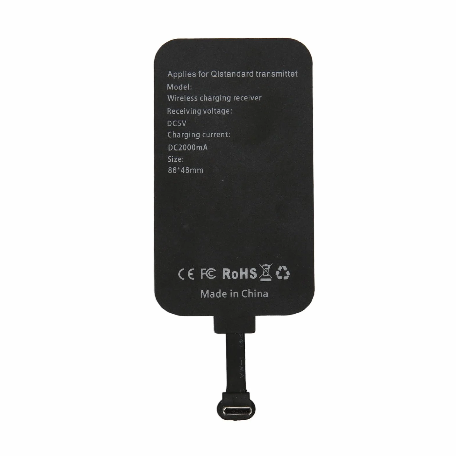 Bezprzewodowa ładowarka Qi USB C z odbiornikiem magnetycznym