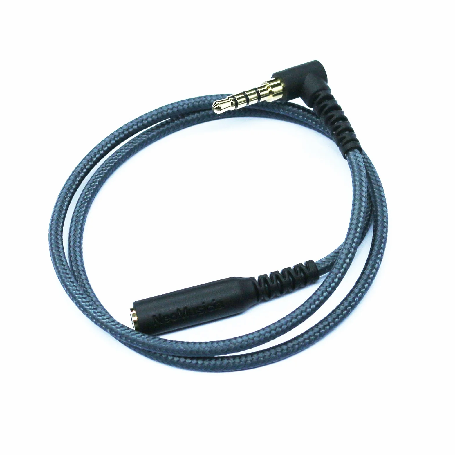 50 cm (1,5 ft) Prosty kabel z 4-pinowym 3,5 mm 1/8 cala złączem na 4-pinowe 3,5 mm 1/8 cala gniazdo stereo audio - przedłużacz do słuchawek - adapter - linka - plecionka bez plątaniny