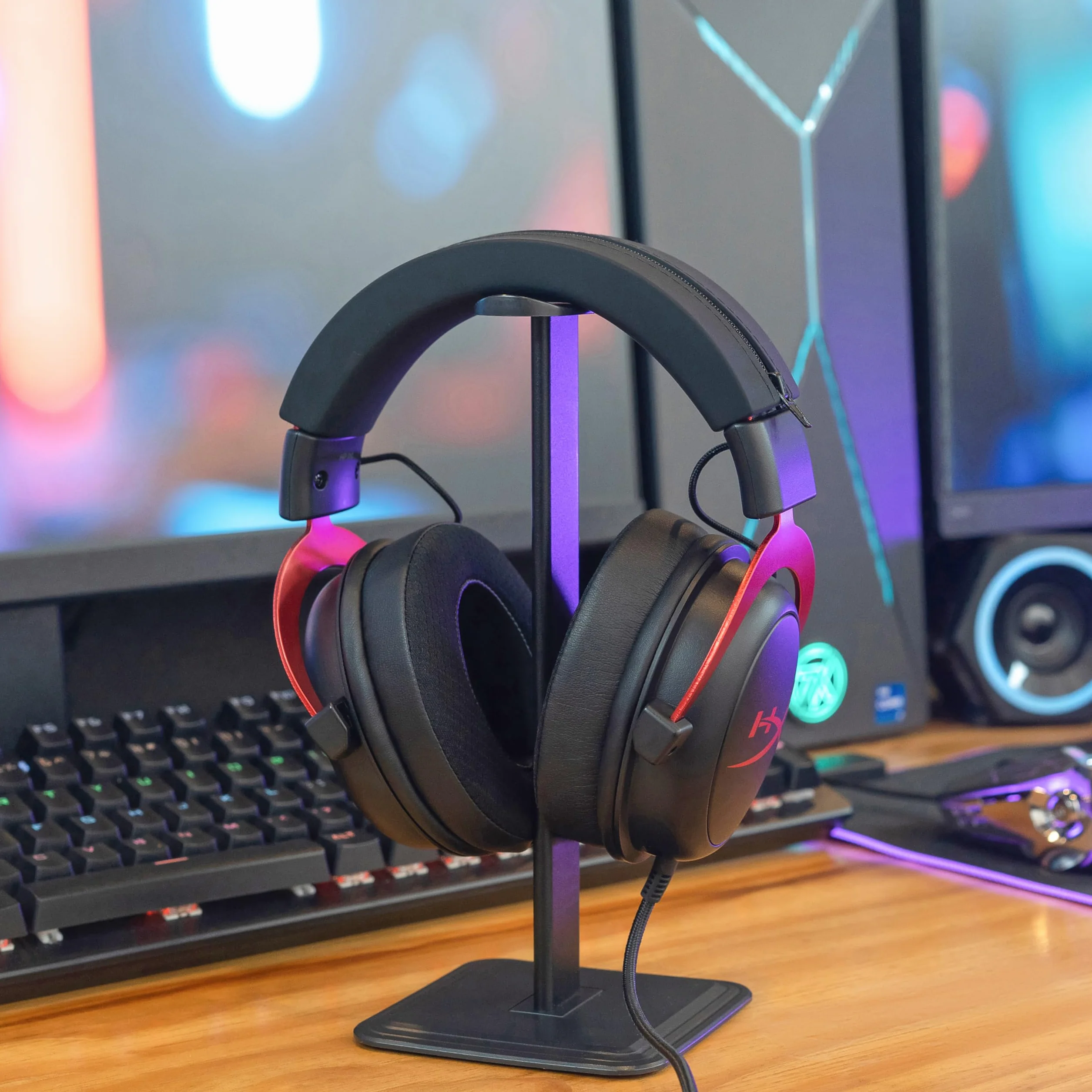 WC BandZ Cloud - silikonowy pokrowiec na pałąk do słuchawek HyperX Cloud Series firmy Wicked Cushions | Większy komfort, styl i ochrona przed potem | Black