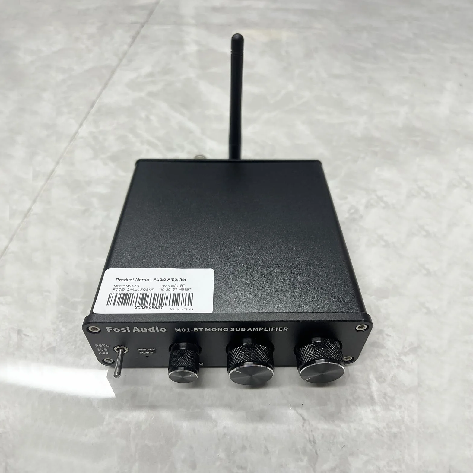 Fosi Audio M01-BT Bluetooth 5.0 300 W subwoofer wzmacniacz mono do pasywnego subwoofera