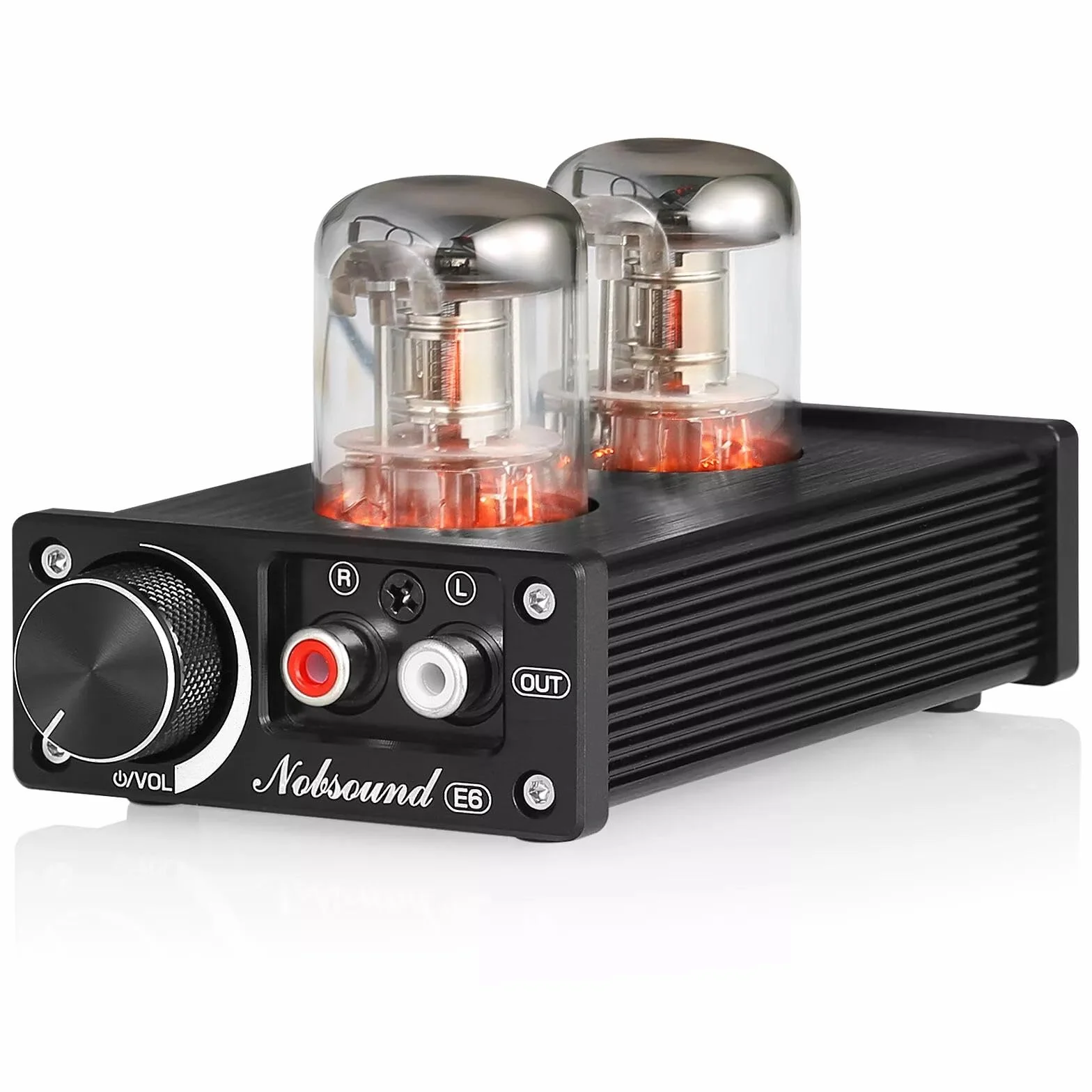 Nobsound E6 klasa A przedwzmacniacz rurowy bezpośrednio ogrzewany rurka stereo audio przedwzmacniacz biurkowy z regulacją głośności