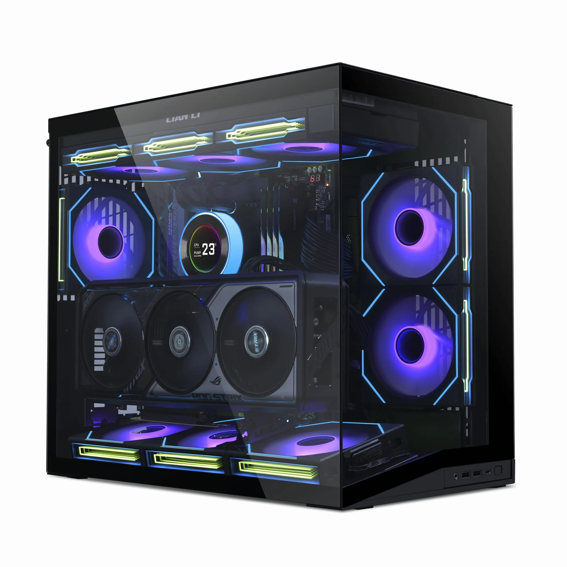 Lian Li O11 Dynamic Mini V2 obudowa PC czarna kompaktowa ATX Midi Tower