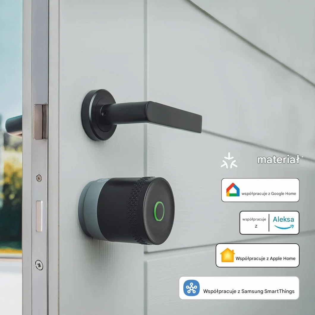 Yale - Linus Smart Lock L2 Lite - Czarny - 05/109100/MB - Dostęp bez klucza - Łatwa instalacja - Zgodny z Matter | Klucze cyfrowe - Aktywność w czasie rzeczywistym - Aplikacja Yale Home
