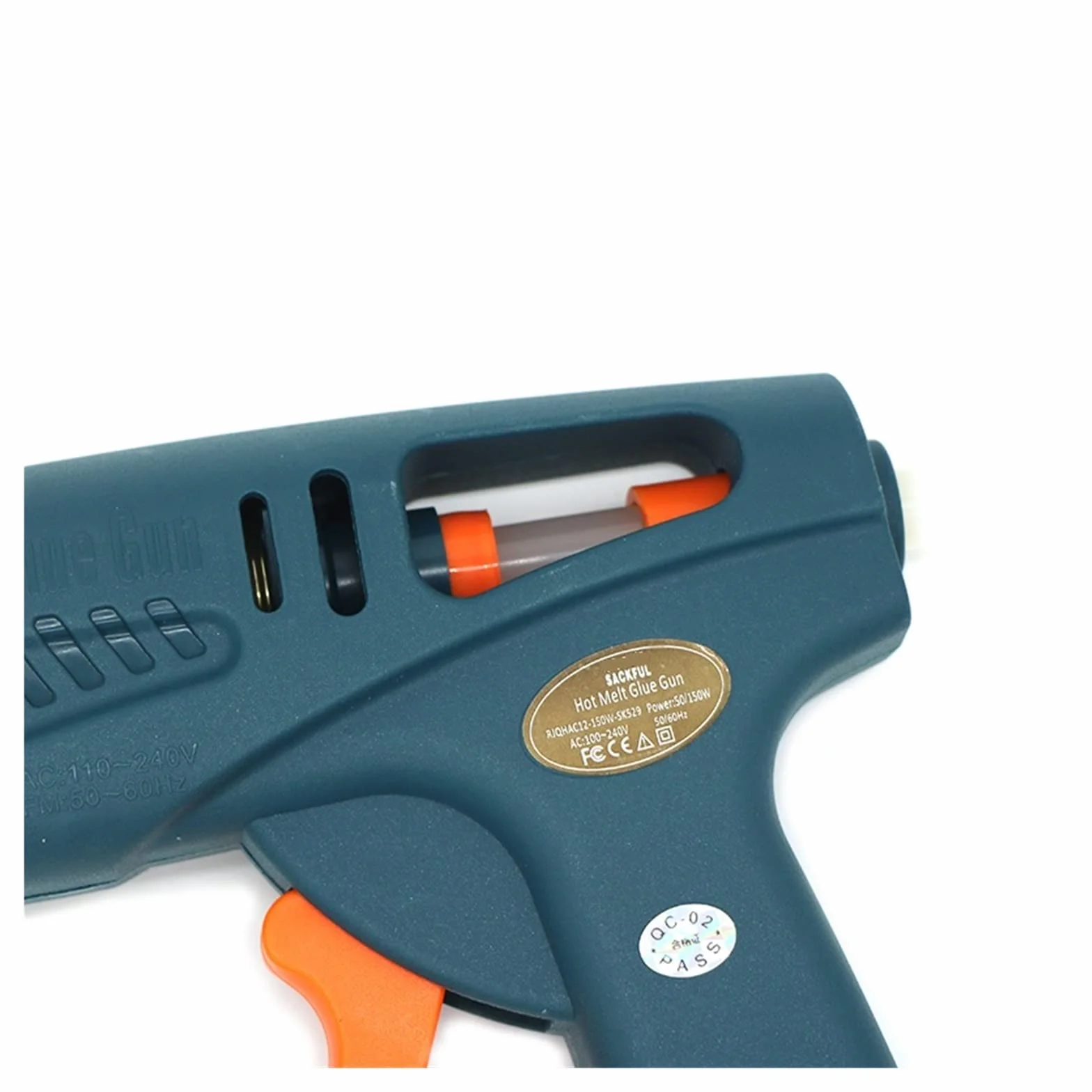 Zestaw pistoletu do klejenia na gorąco Pistolet do klejenia na gorąco 50 W/150 W 100 W dysza miedziana do 11mm klej w sztyfcie rękodzieło domowe DIY klej gorący pistolet torba na narzędzia(4pcs Nozzle