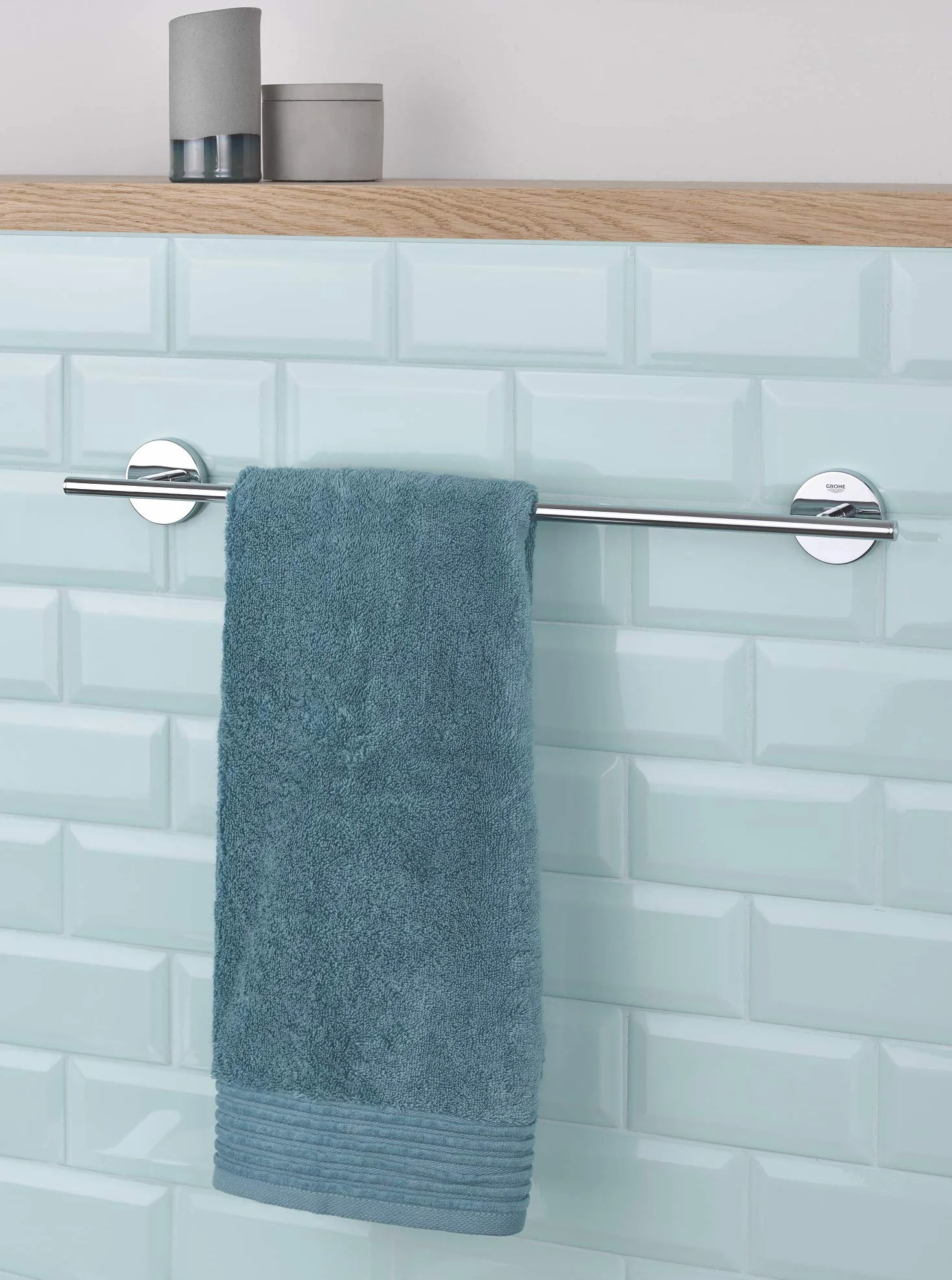 Grohe Bau Cosmopolitan wieszak na ręcznik kąpielowy, 1 sztuka, 40459001