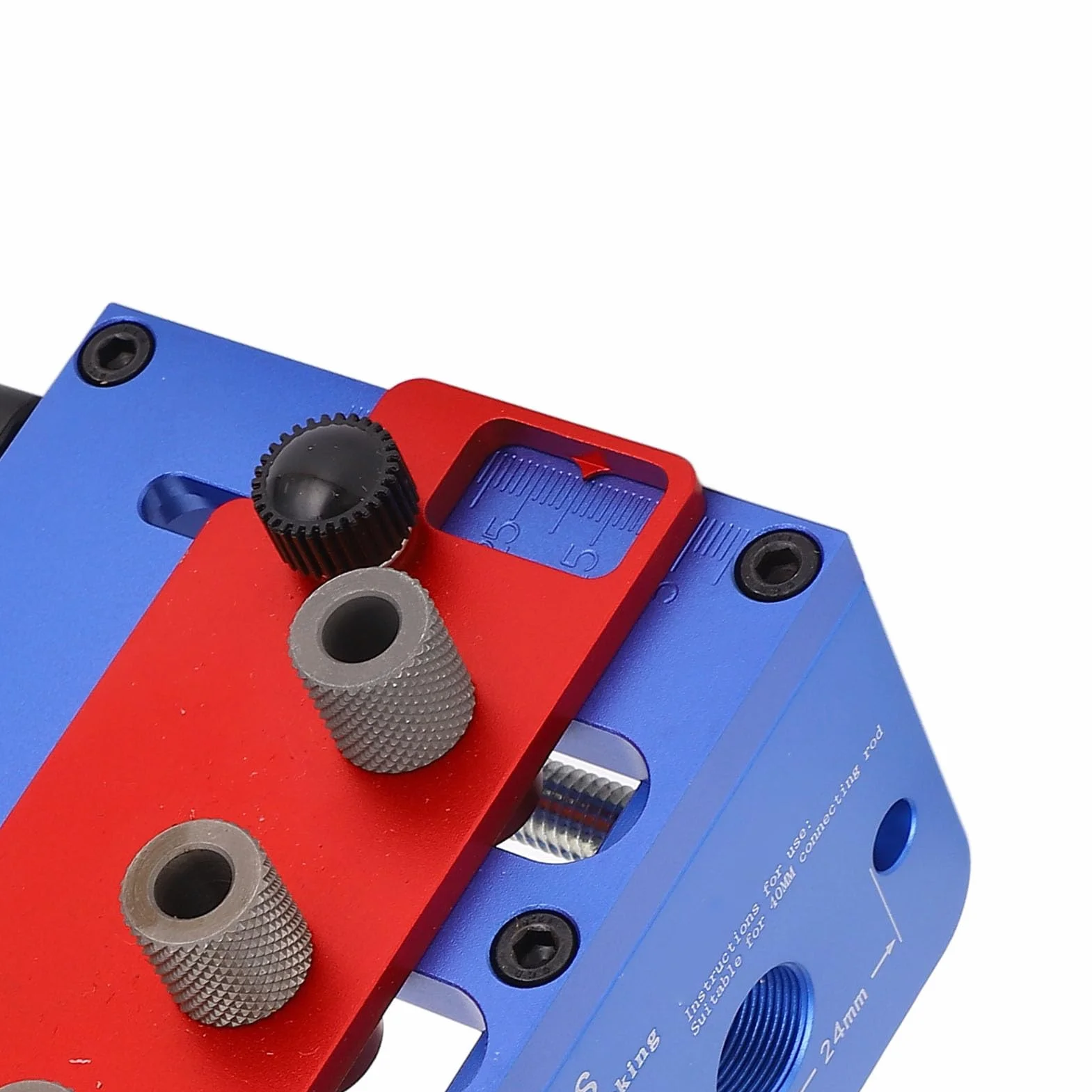 Zestaw Przyrządów do Wiercenia Otworów Pod Kołki w Drewnie, Konstrukcja ze Stopu Aluminium, Krzywka 3 w 1 do połączeń 8 Mm, 10 Mm i 15, Idealna Projektów Związanych z obróbką Drewna