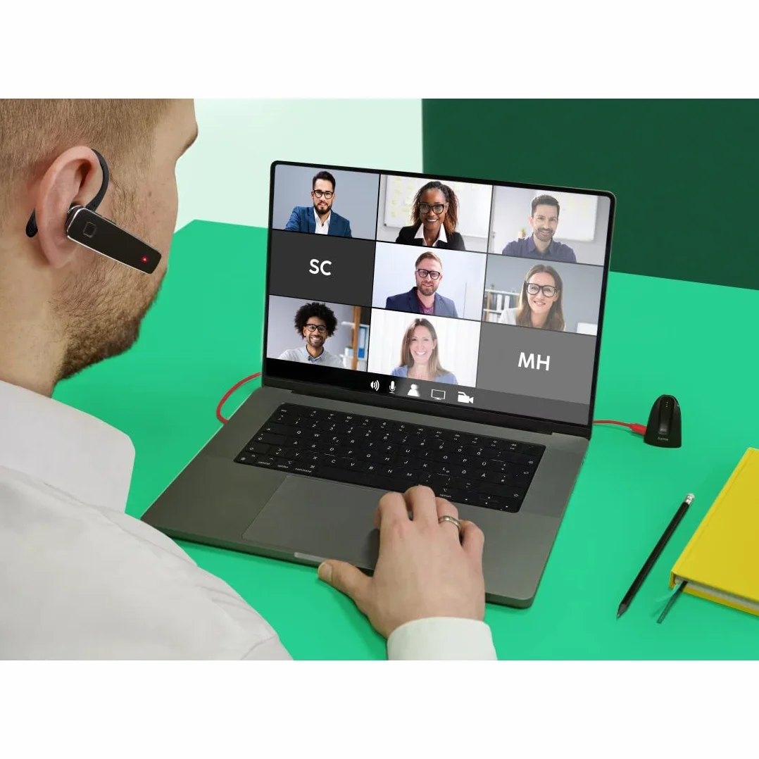 Hama Zestaw słuchawkowy Bluetooth MyVoice2100 Mono Headset 5.0 akumulator 80 h bezprzewodowy