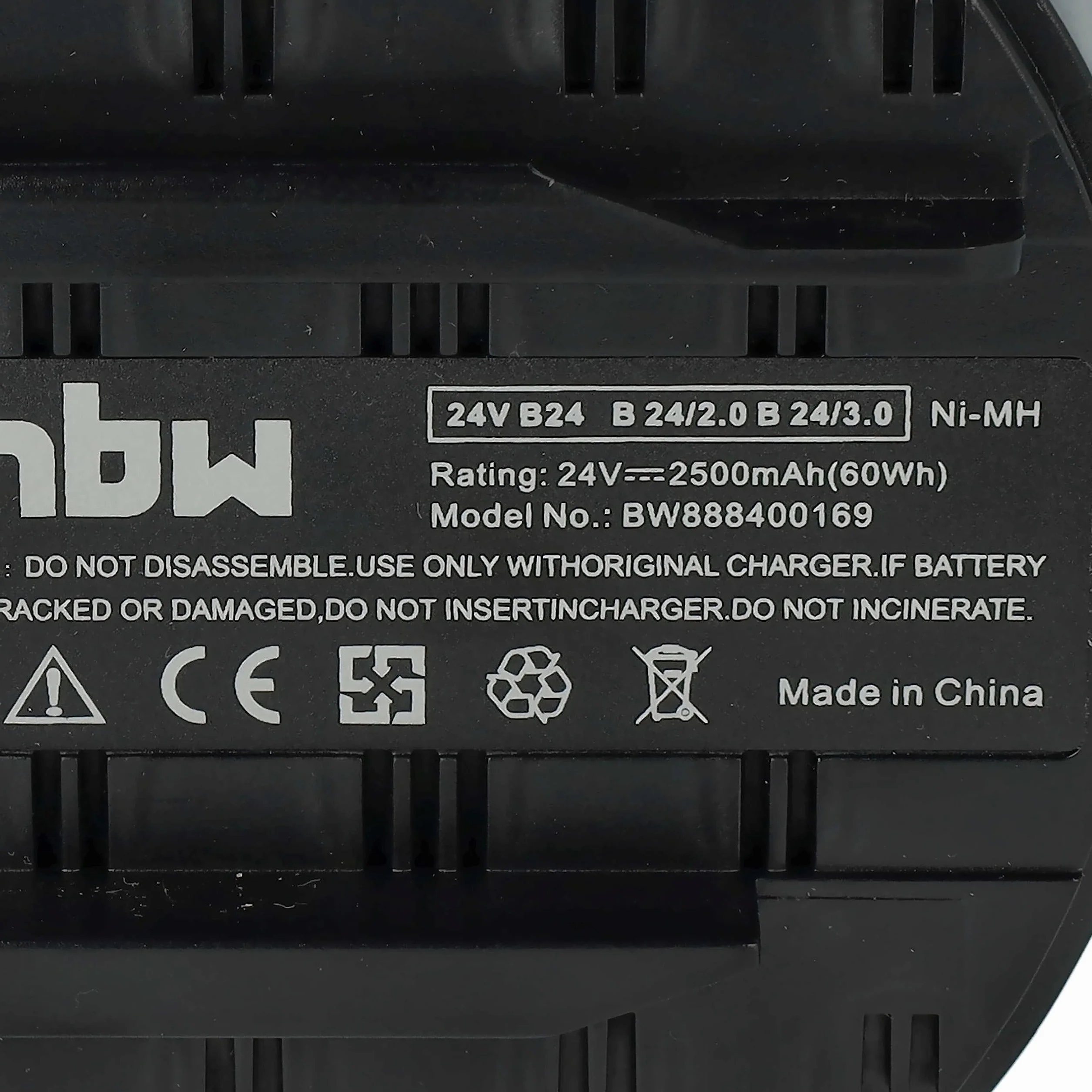 vhbw Akumulator zamienny do Hilti B24 do elektronarzędzi (2500 mAh, NiMH, 24 V)