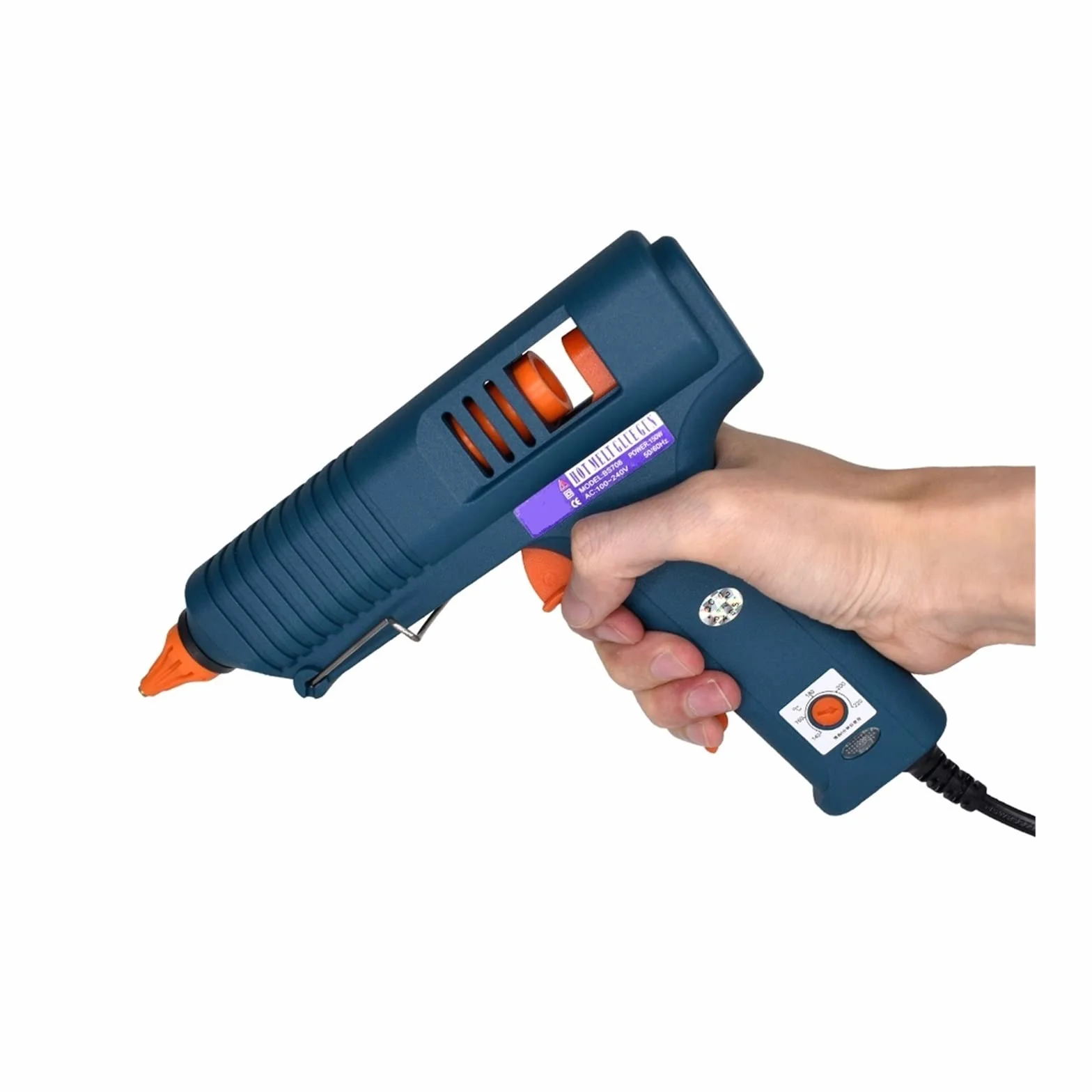Pistolet Do Klejenia Na Gorąco, Wymienna Dysza, Regulacja Temperatury, Użyj Kleju W Sztyfcie 11mm, Pistolet Do Kleju Przemysłowego, Używany Do Naprawy(SET-1)